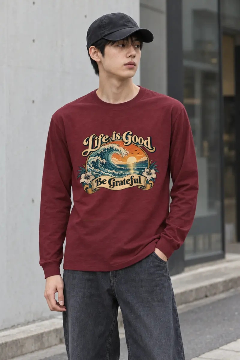 "Life Is Good" Unisex Longsleeve T-shirt