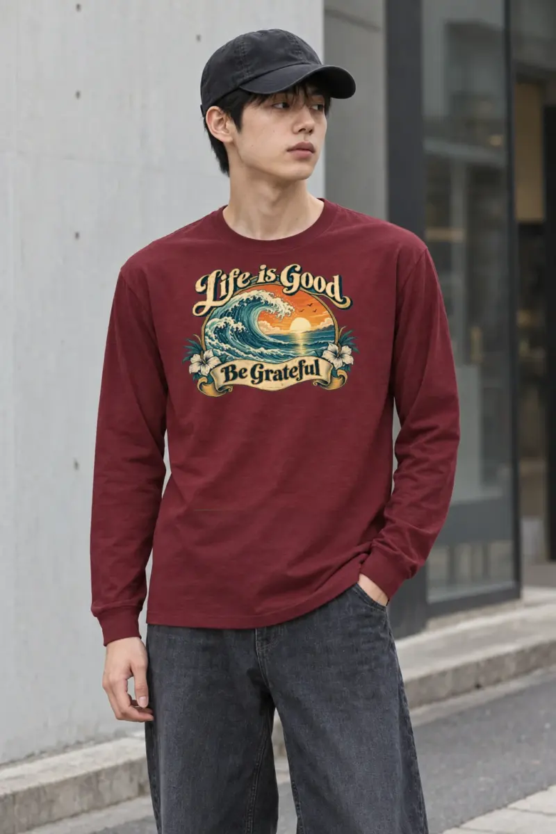 "Life Is Good" Unisex Longsleeve T-shirt