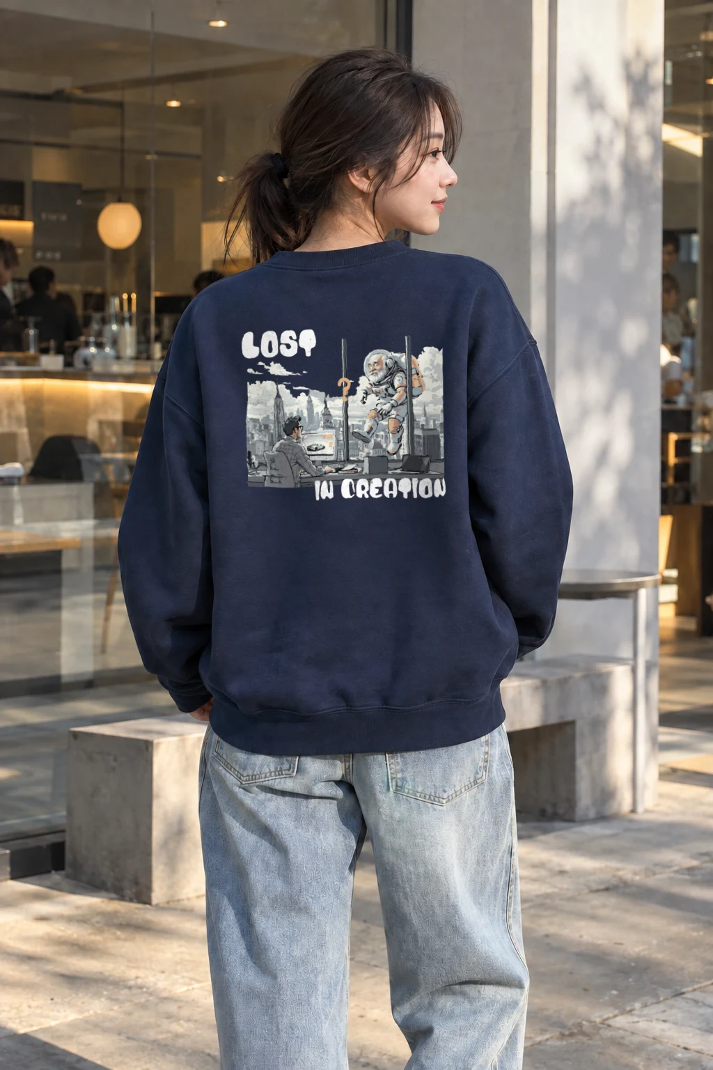 "Lift Not Leave" Heavy Blend Unisex Crewneck Sweatshirt | Gildan 18000
