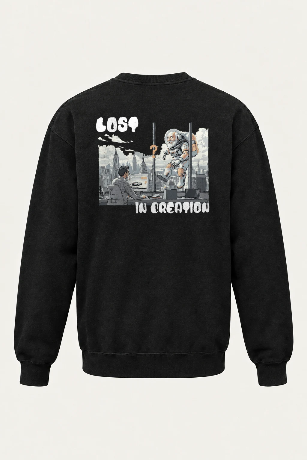 "Lift Not Leave" Heavy Blend Unisex Crewneck Sweatshirt | Gildan 18000