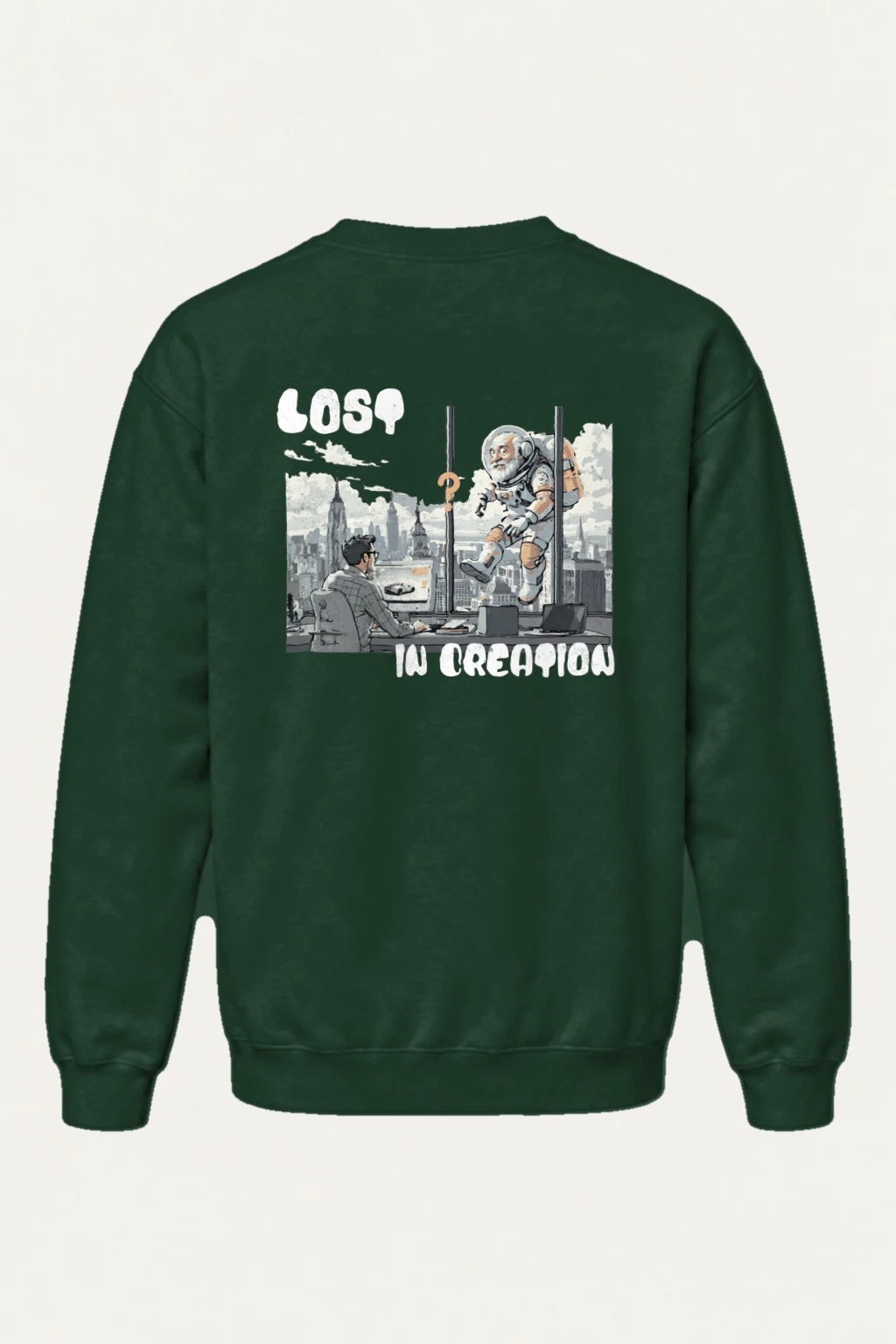 "Lift Not Leave" Heavy Blend Unisex Crewneck Sweatshirt | Gildan 18000