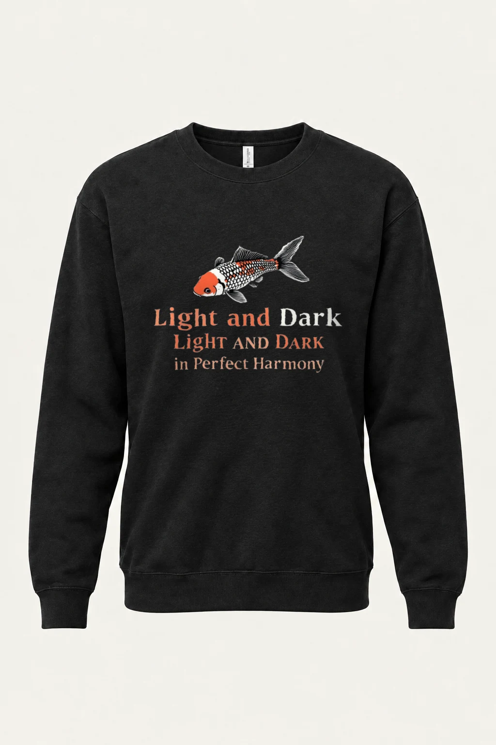 "Light and Dark" Heavy Blend Unisex Crewneck Sweatshirt | Gildan 18000