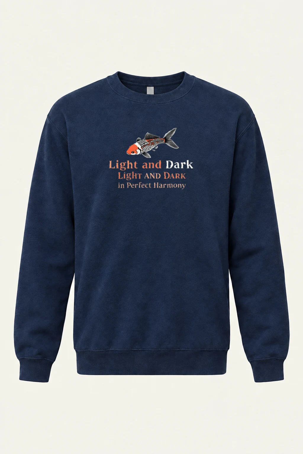 "Light and Dark" Heavy Blend Unisex Crewneck Sweatshirt | Gildan 18000