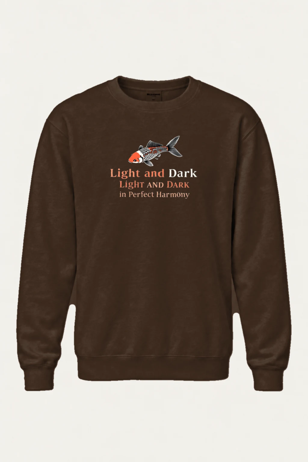 "Light and Dark" Heavy Blend Unisex Crewneck Sweatshirt | Gildan 18000