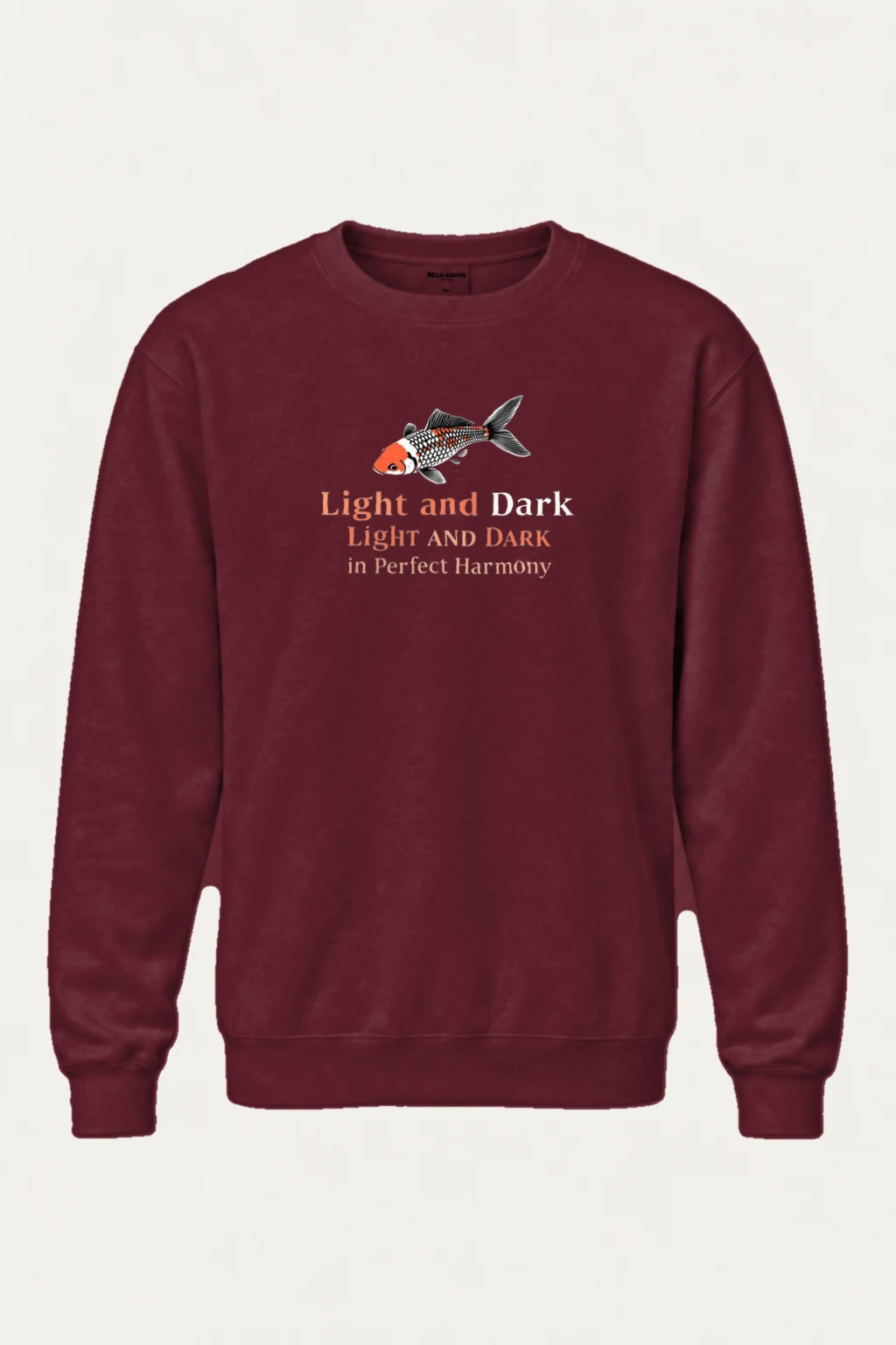 "Light and Dark" Heavy Blend Unisex Crewneck Sweatshirt | Gildan 18000