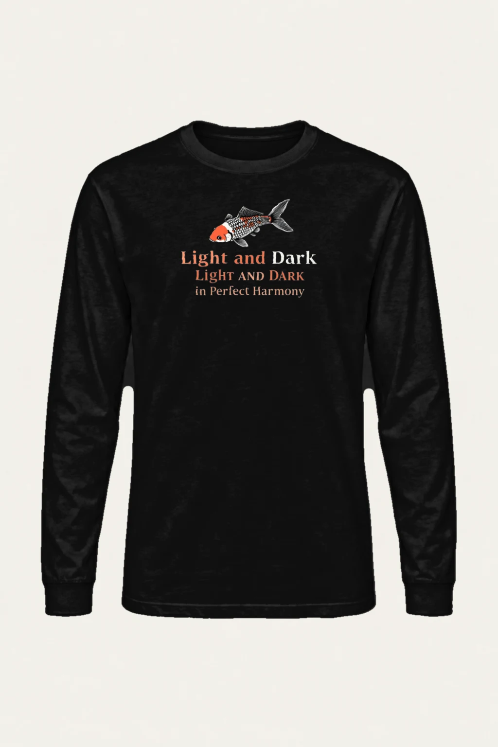 "Light and Dark" Unisex Longsleeve T-shirt | Gildan 2400