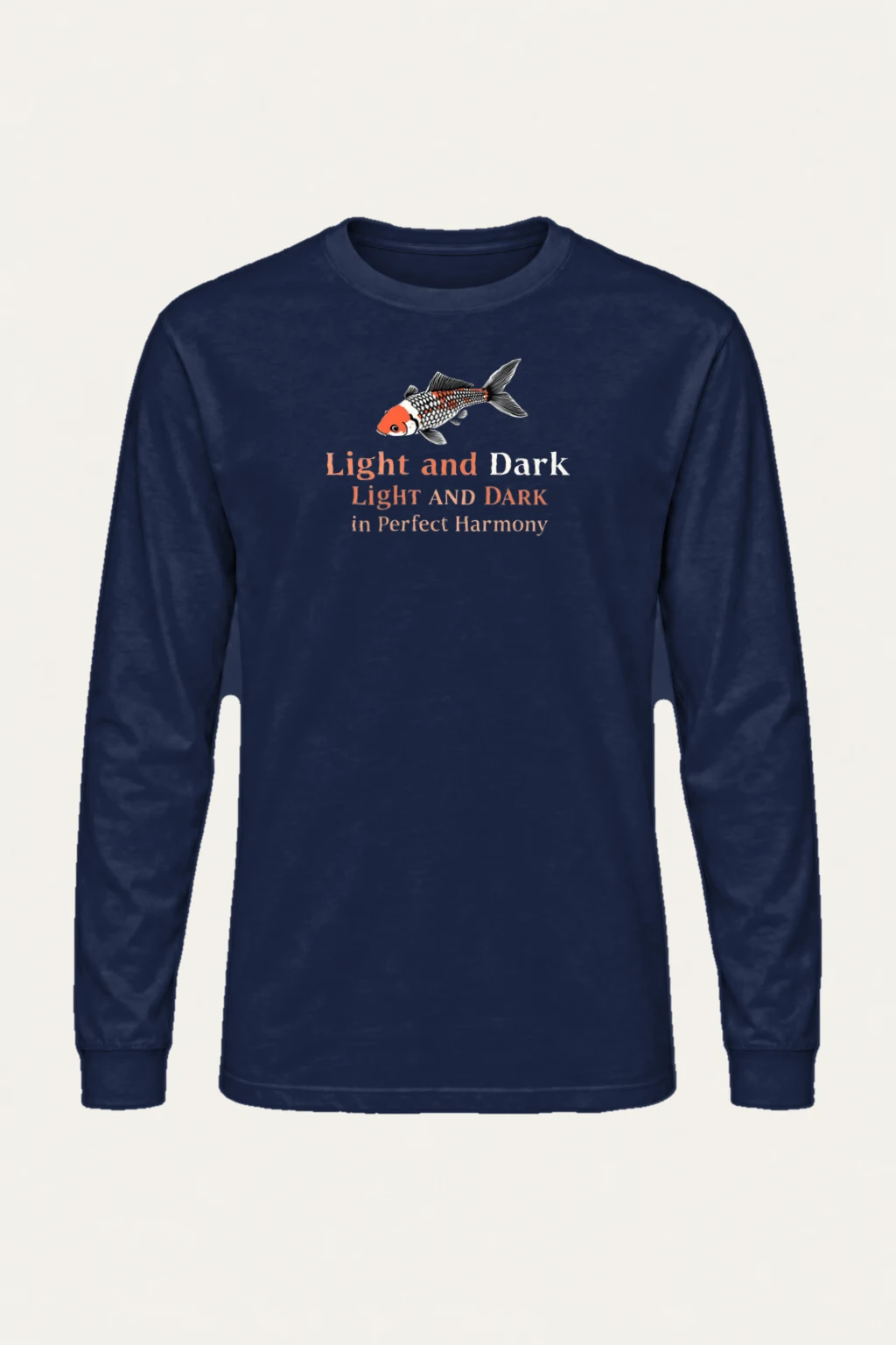 "Light and Dark" Unisex Longsleeve T-shirt | Gildan 2400