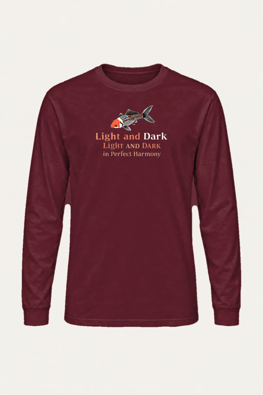 "Light and Dark" Unisex Longsleeve T-shirt | Gildan 2400