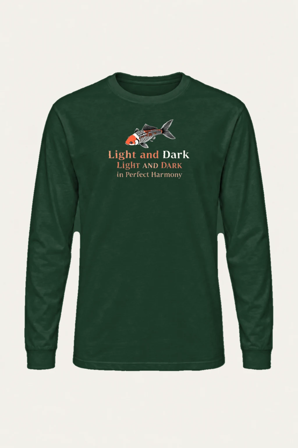 "Light and Dark" Unisex Longsleeve T-shirt | Gildan 2400