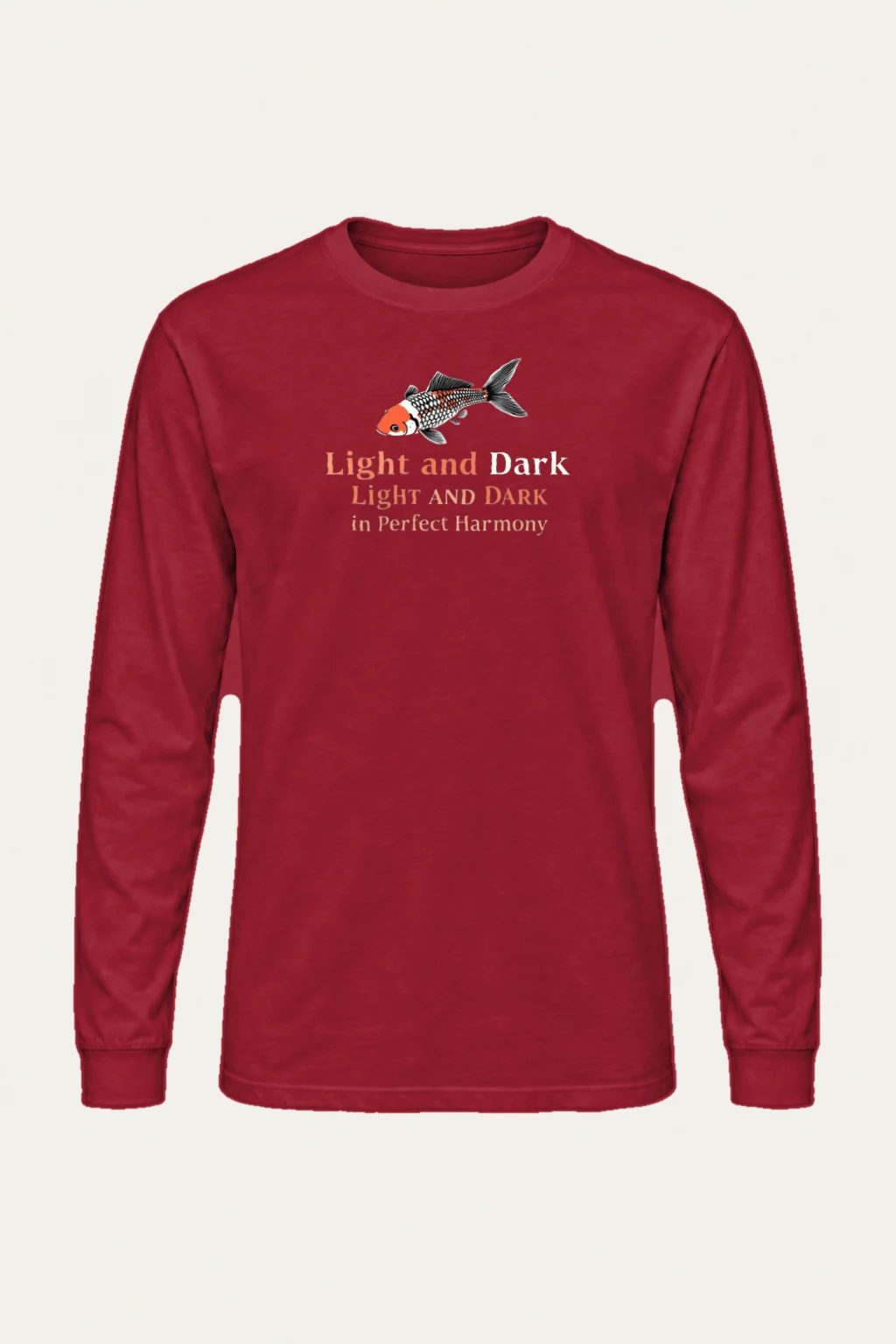 "Light and Dark" Unisex Longsleeve T-shirt | Gildan 2400