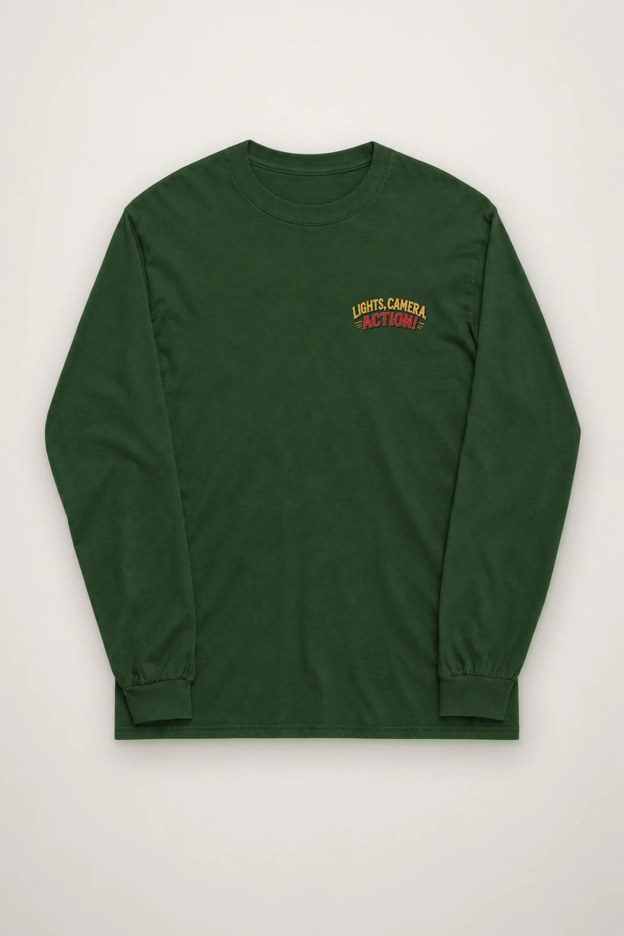 "Lights, Camera, Action!" Unisex Longsleeve T-shirt