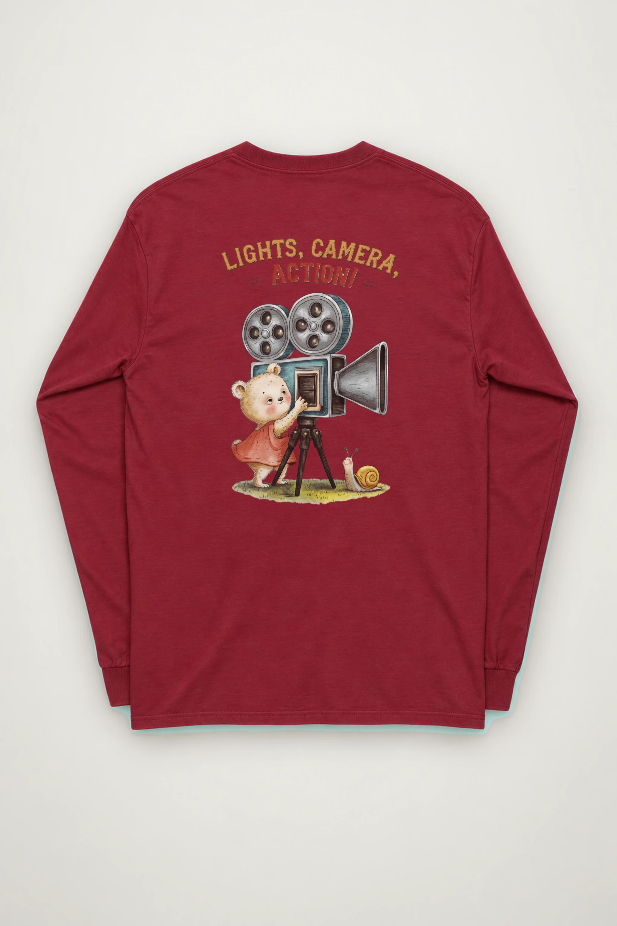 "Lights, Camera, Action!" Unisex Longsleeve T-shirt