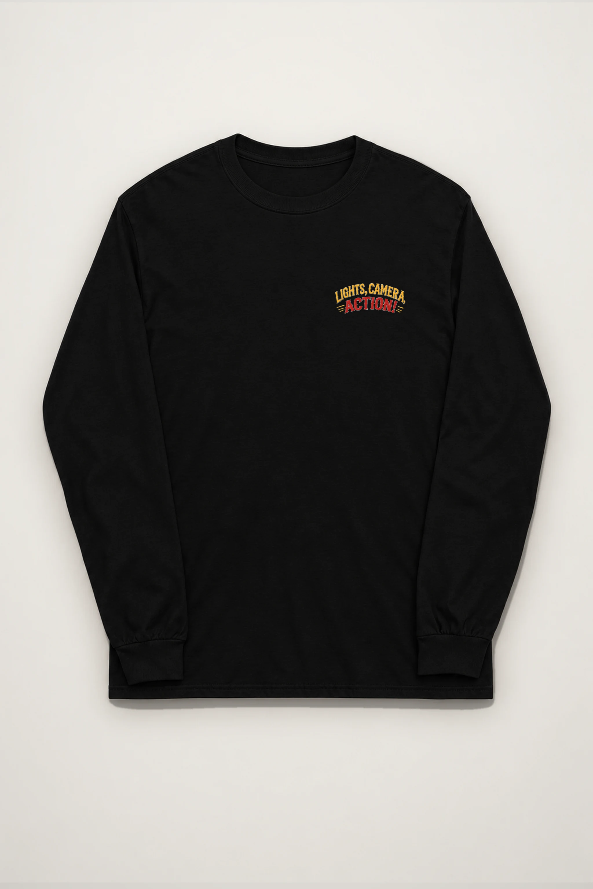 "Lights, Camera, Action!" Unisex Longsleeve T-shirt