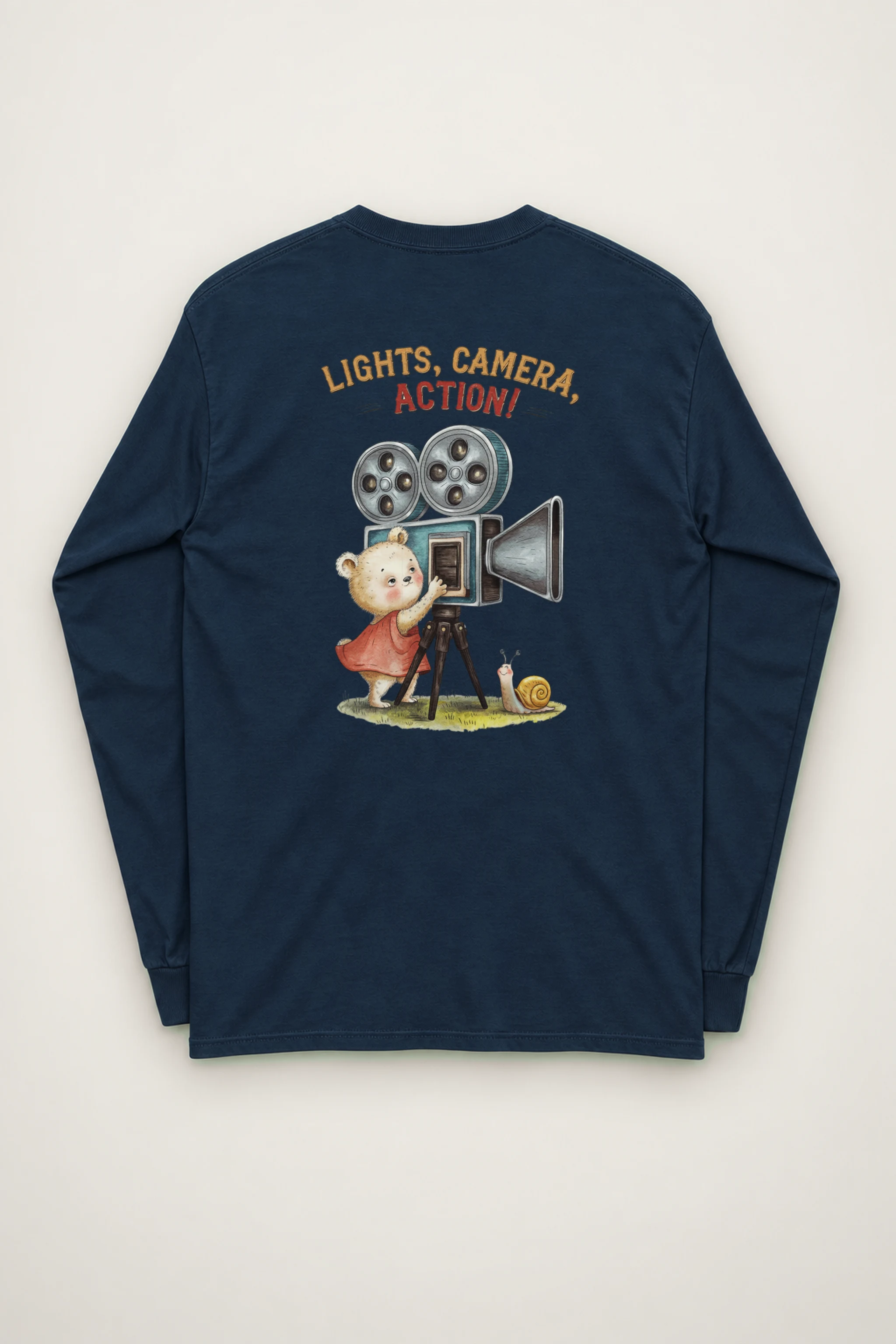 "Lights, Camera, Action!" Unisex Longsleeve T-shirt