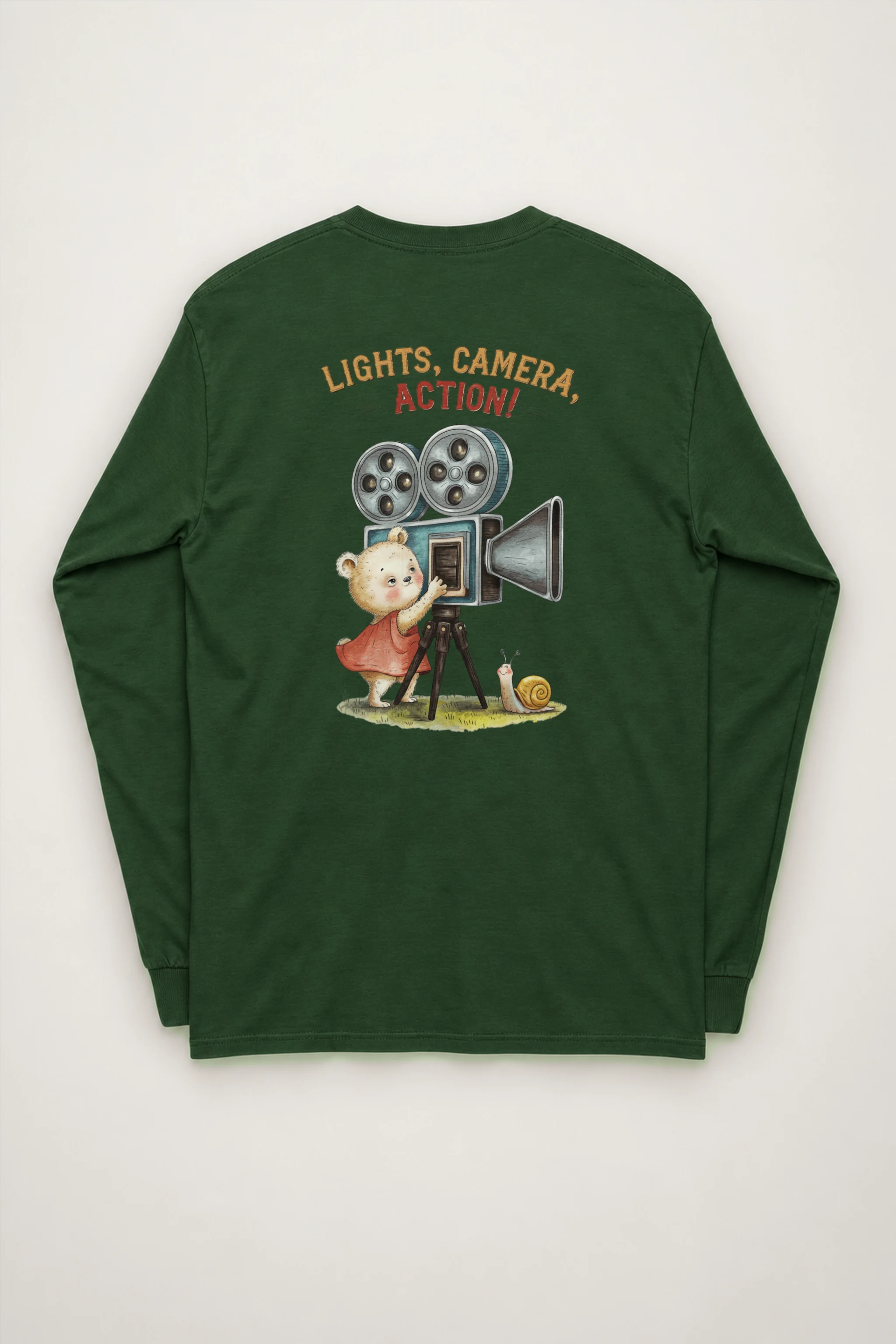 "Lights, Camera, Action!" Unisex Longsleeve T-shirt