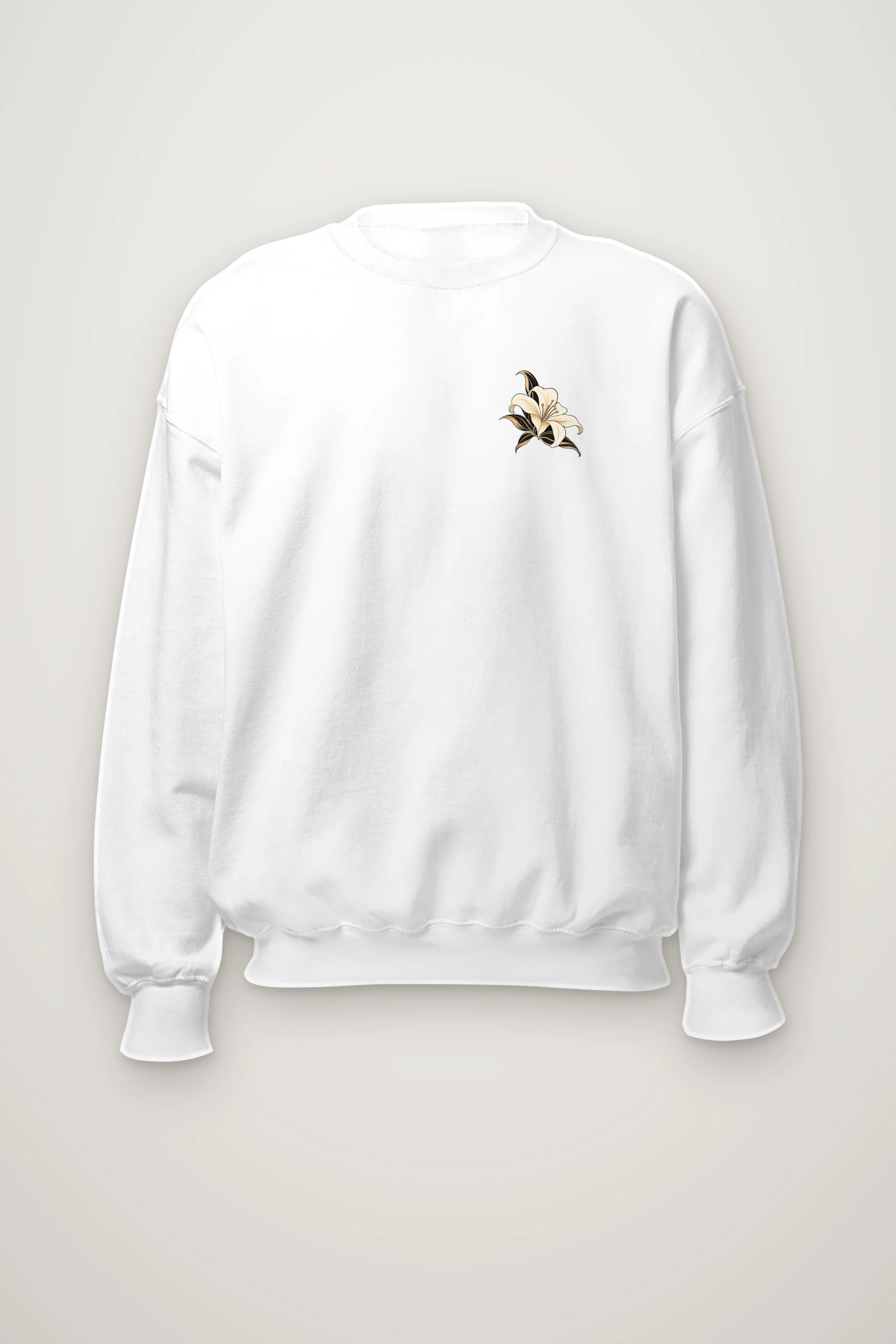 "Lily Beret Muse" Heavy Blend Unisex Crewneck Sweatshirt