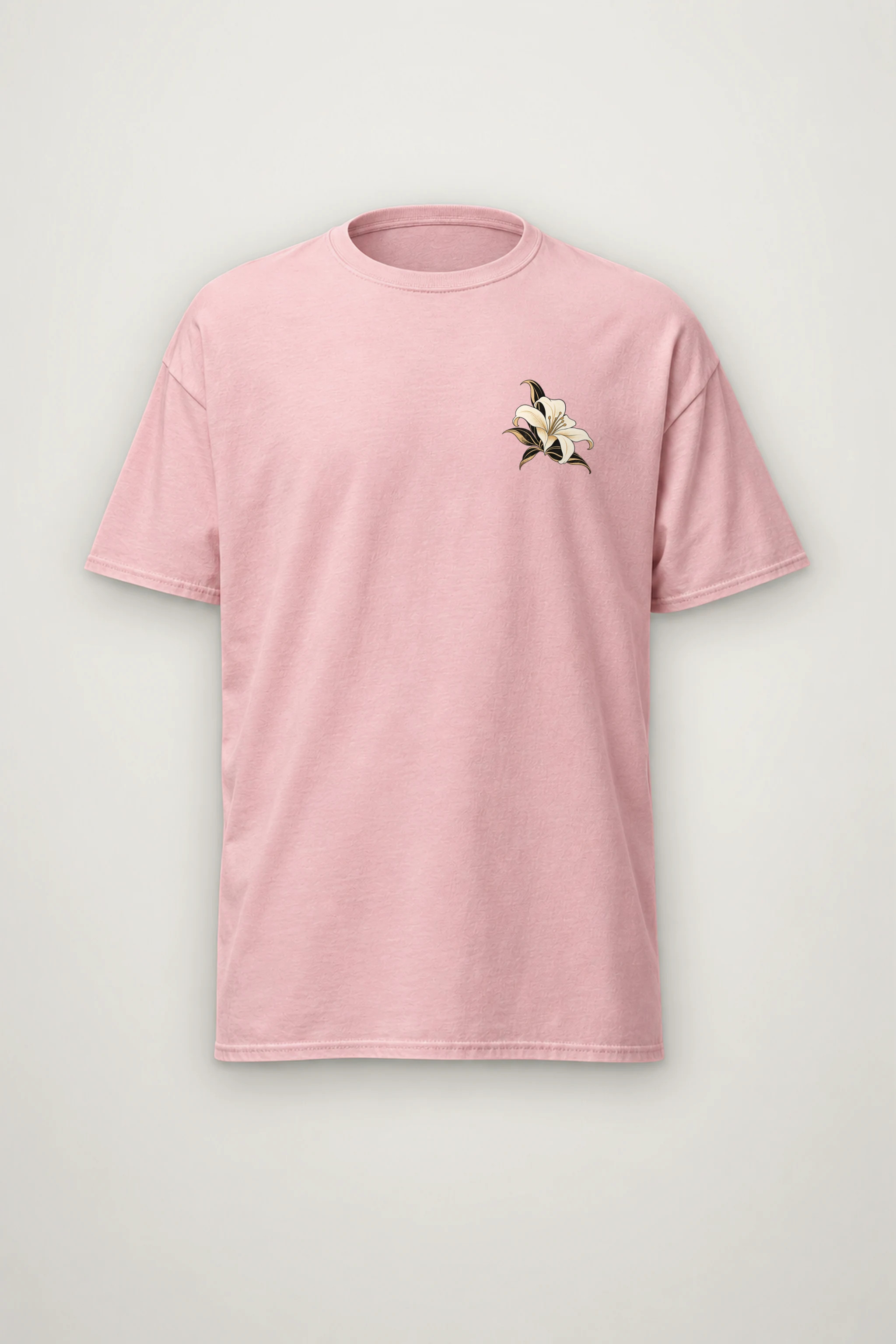 "Lily Beret Muse" Heavyweight Unisex Crewneck T-shirt