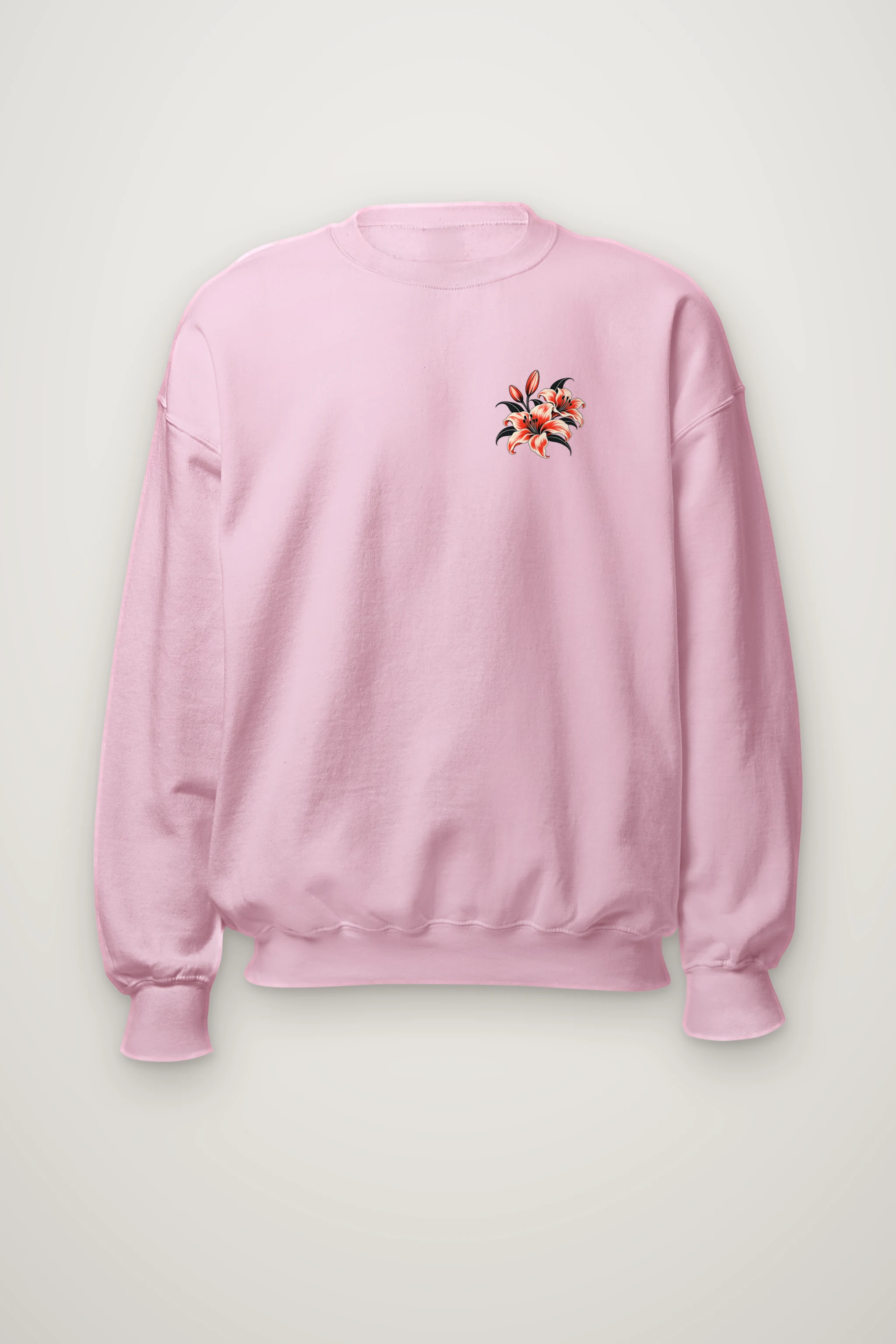 "Lily Hat Muse" Heavy Blend Unisex Crewneck Sweatshirt