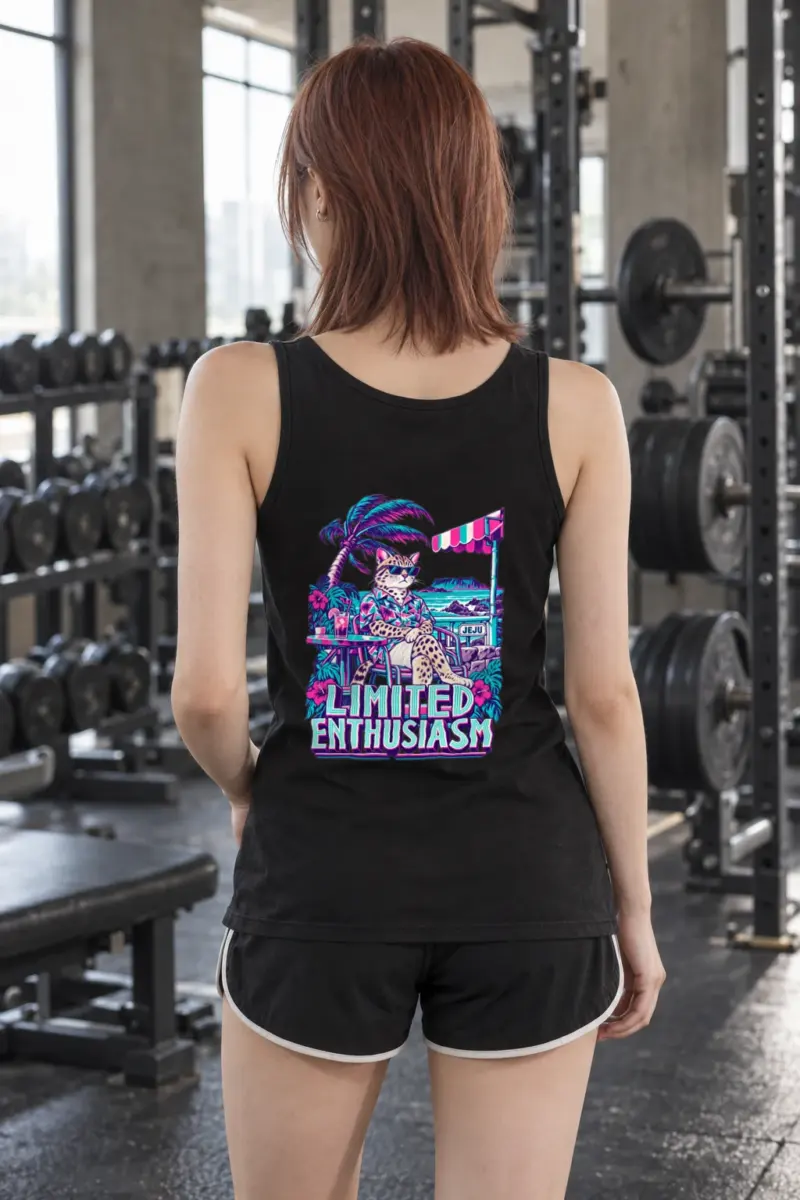 "Limited Enthusiasm" Unisex Jersey Tank