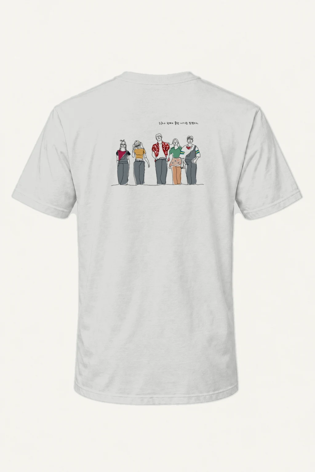 "Lineup Korea" Heavyweight Unisex Crewneck T-shirt | Gildan 5000