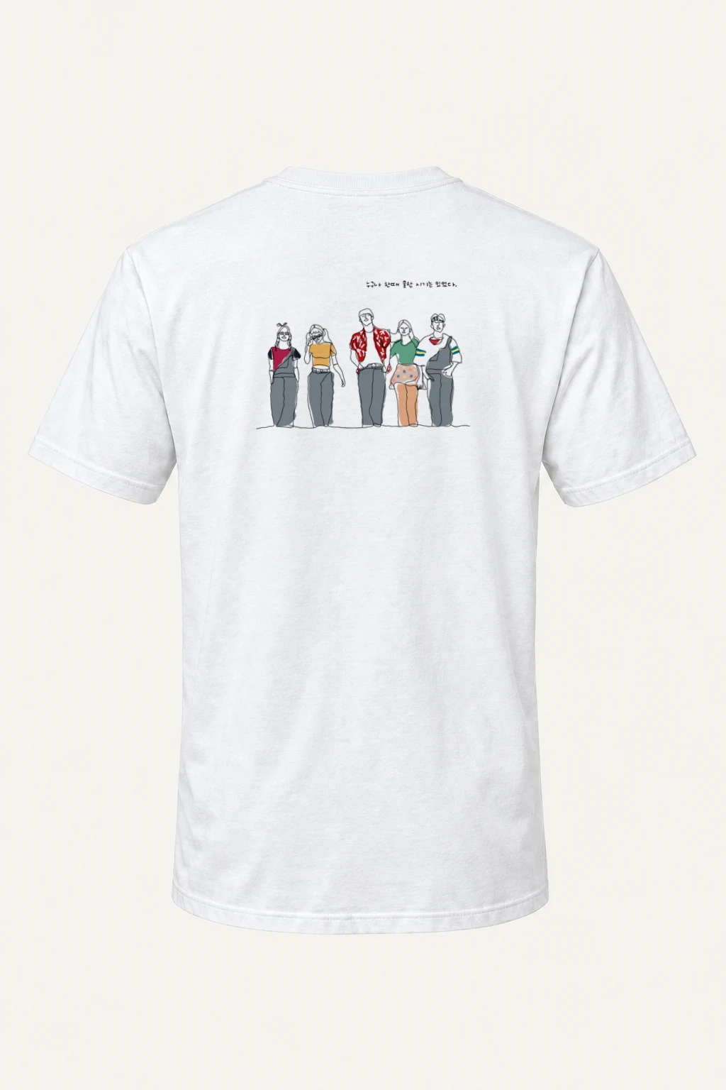 "Lineup Korea" Heavyweight Unisex Crewneck T-shirt | Gildan 5000