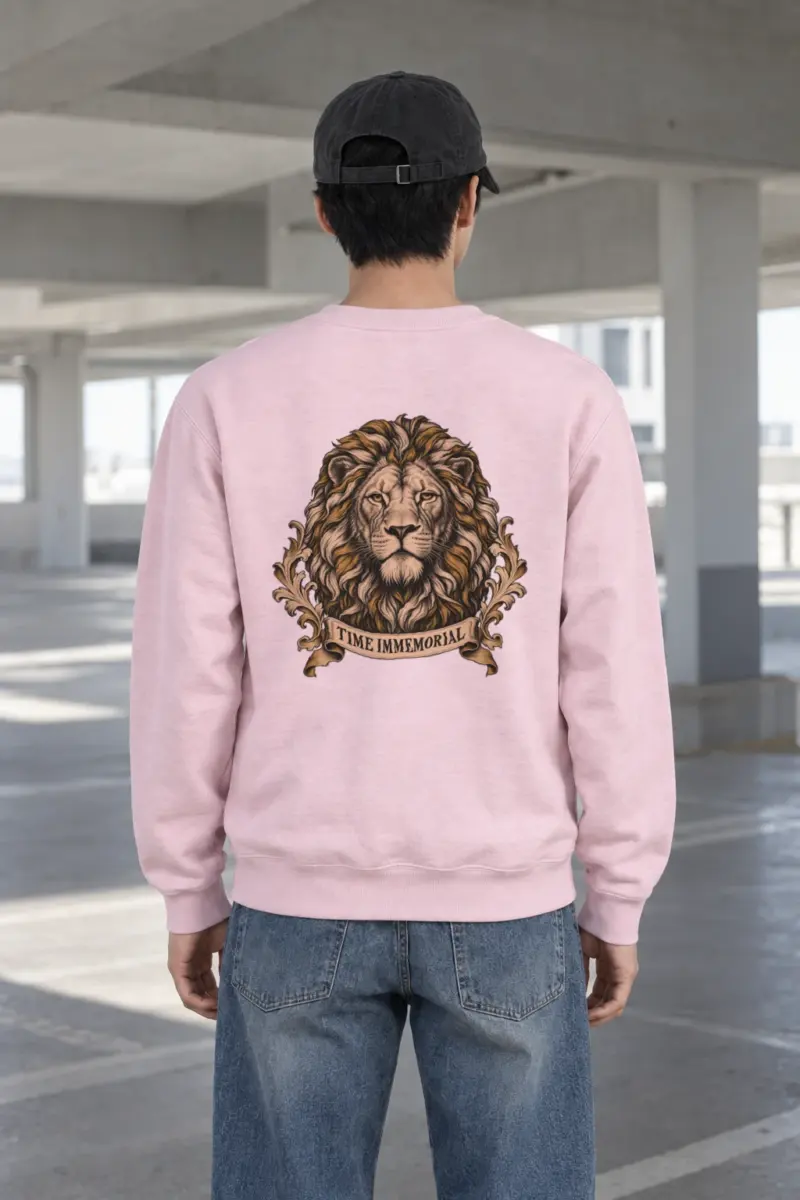 "Lion of Quiet Authority" Heavy Blend Unisex Crewneck Sweatshirt | Gildan 18000