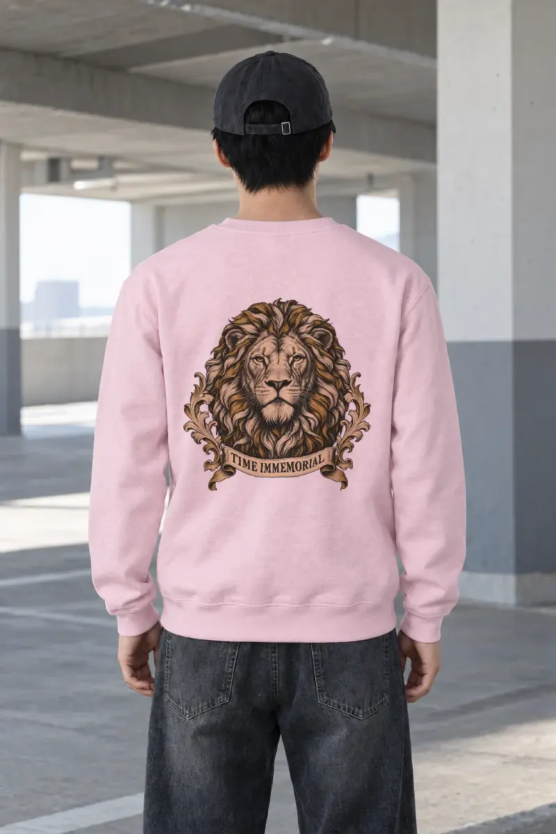"Lion of Quiet Authority" Heavy Blend Unisex Crewneck Sweatshirt