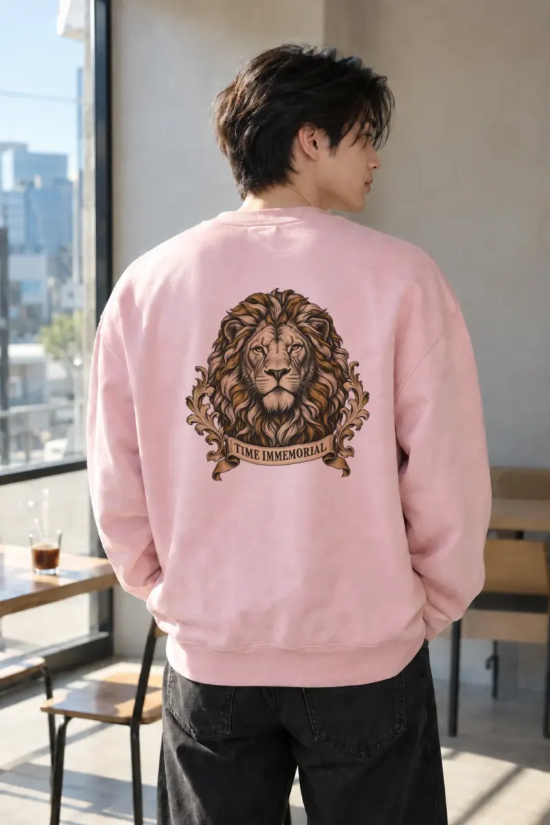 "Lion of Quiet Authority" Heavy Blend Unisex Crewneck Sweatshirt | Gildan 18000
