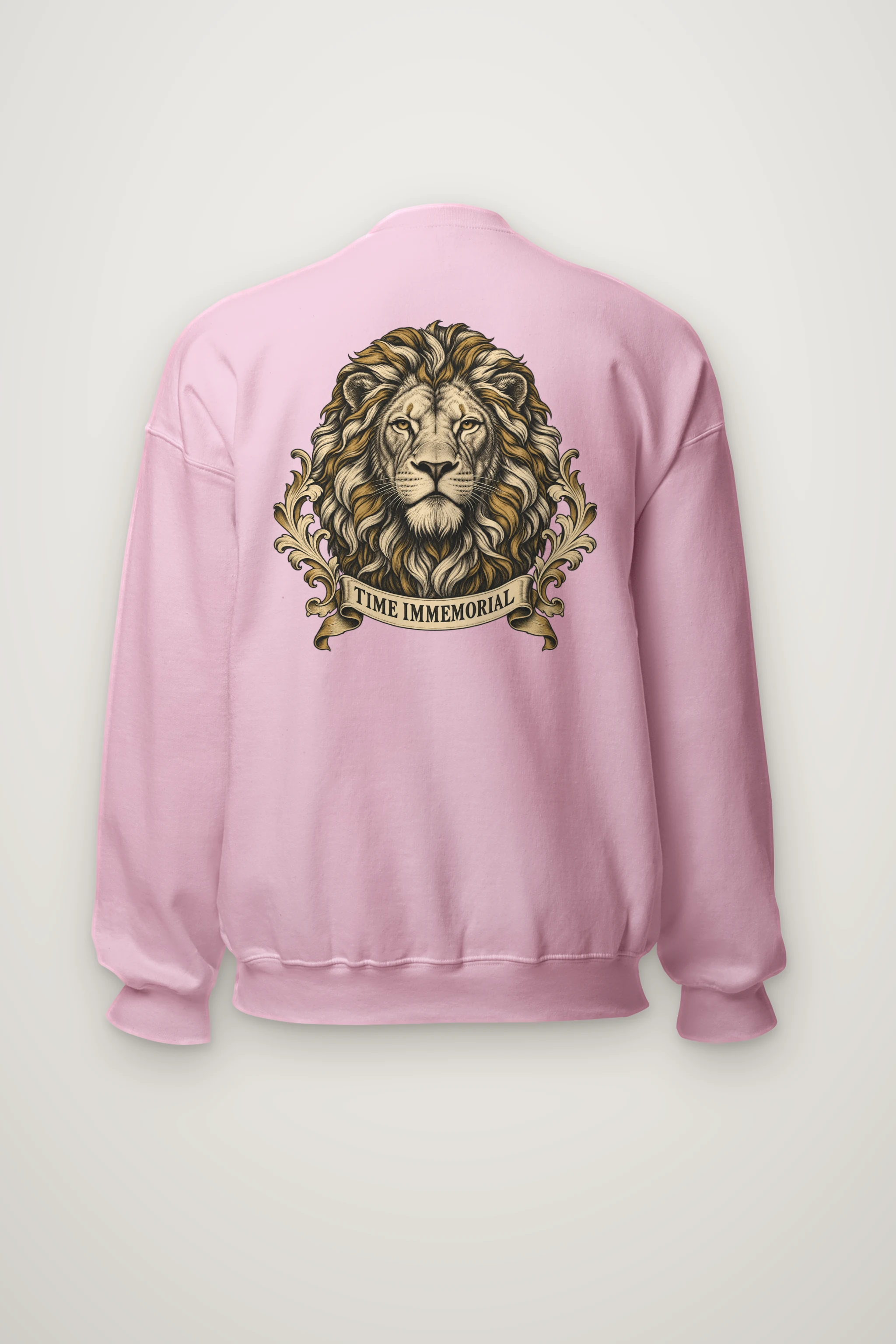 "Lion of Quiet Authority" Heavy Blend Unisex Crewneck Sweatshirt