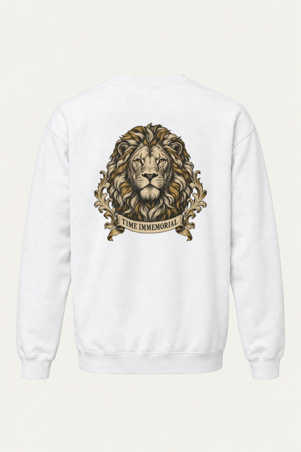 "Lion of Quiet Authority" Heavy Blend Unisex Crewneck Sweatshirt | Gildan 18000