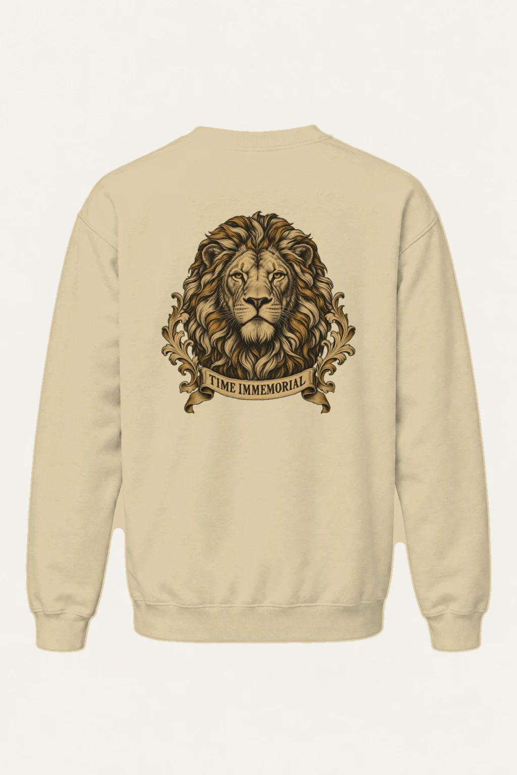 "Lion of Quiet Authority" Heavy Blend Unisex Crewneck Sweatshirt | Gildan 18000