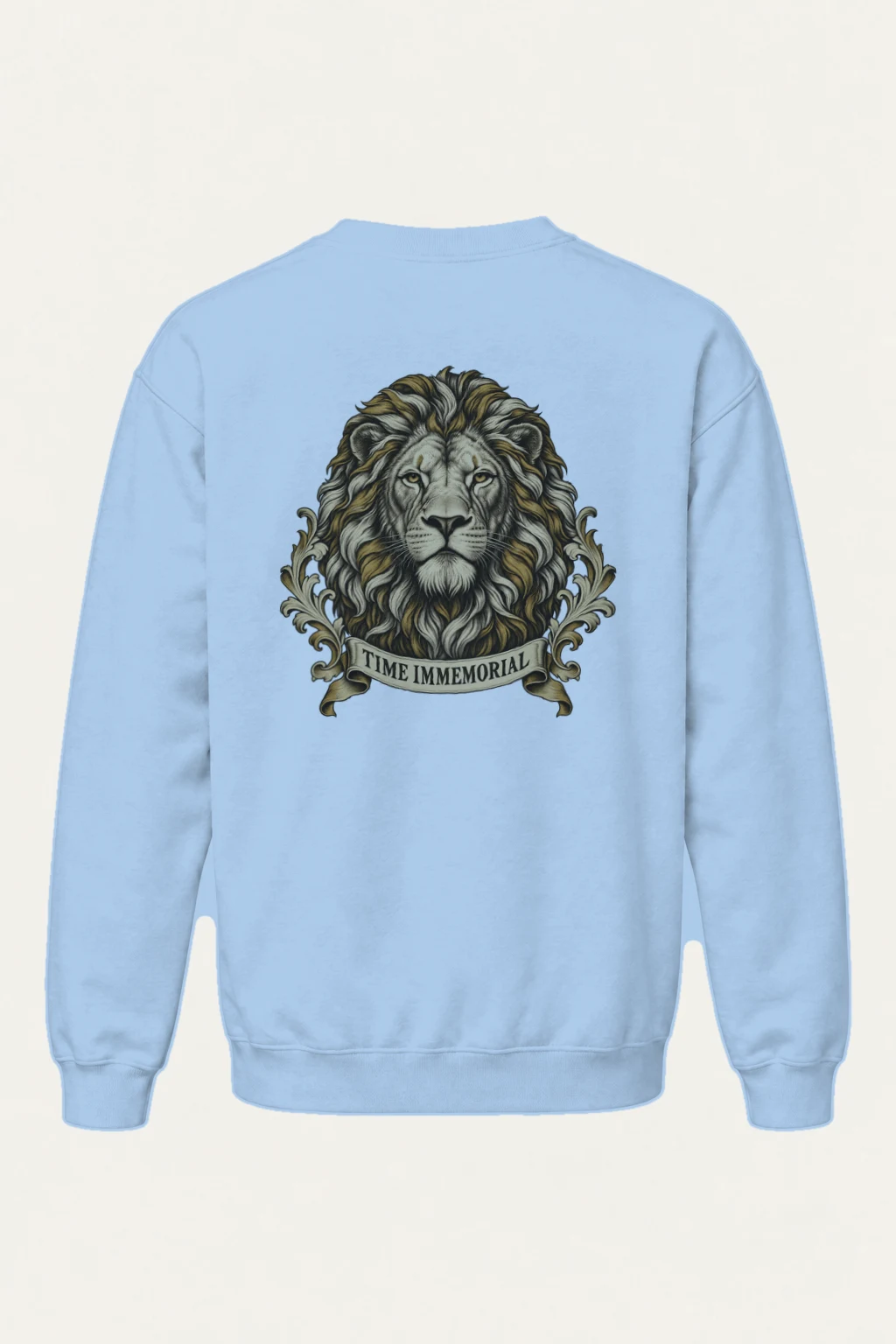 "Lion of Quiet Authority" Heavy Blend Unisex Crewneck Sweatshirt | Gildan 18000