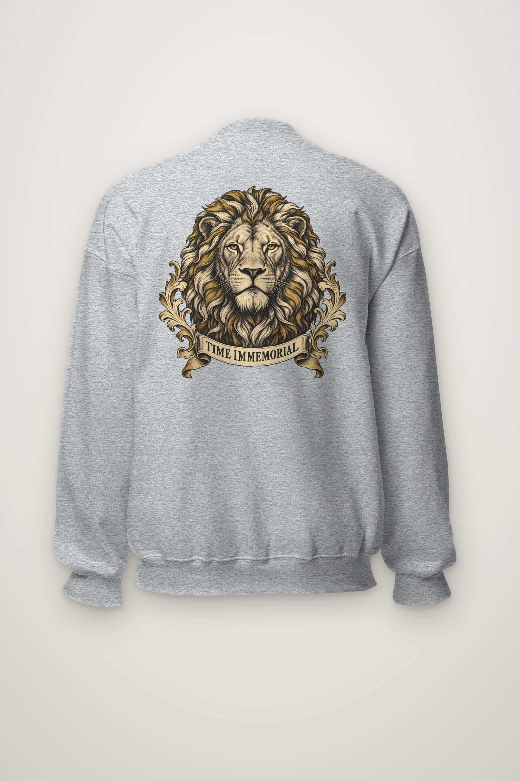 "Lion of Quiet Authority" Heavy Blend Unisex Crewneck Sweatshirt