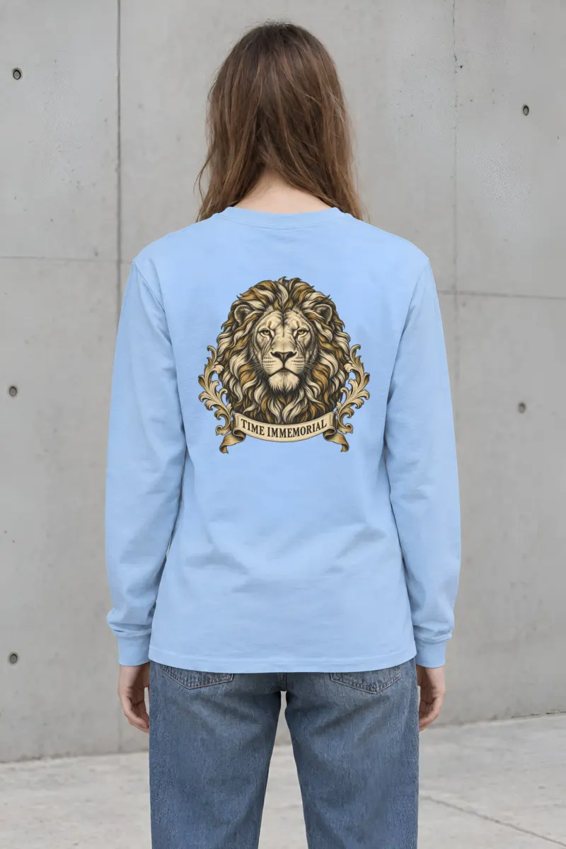 "Lion of Quiet Authority" Unisex Longsleeve T-shirt
