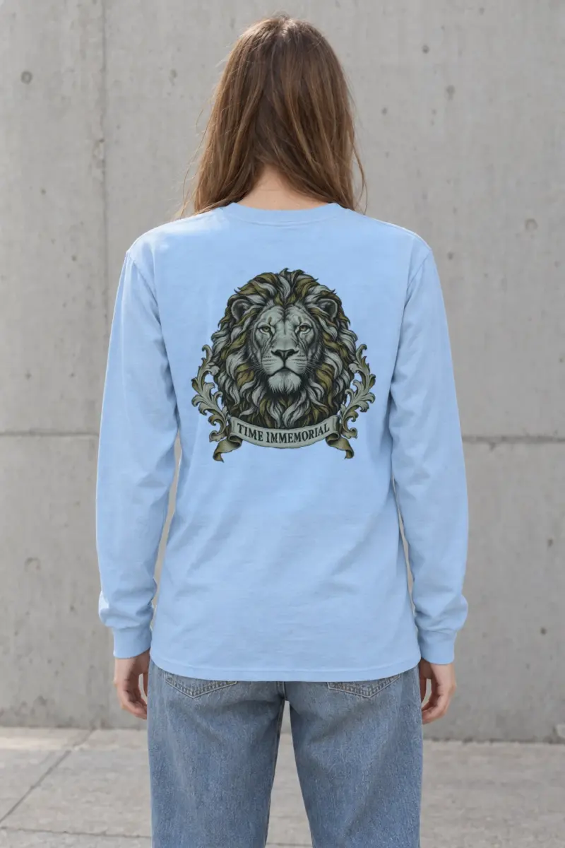 "Lion of Quiet Authority" Unisex Longsleeve T-shirt