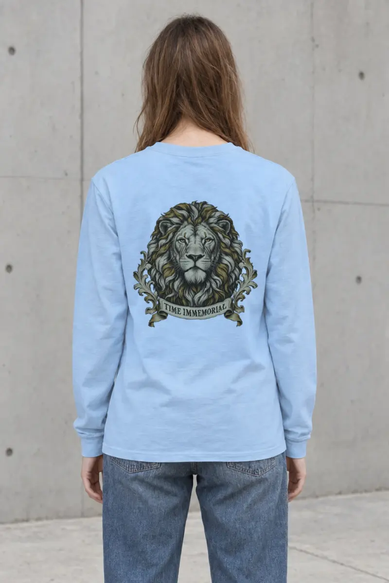 "Lion of Quiet Authority" Unisex Longsleeve T-shirt
