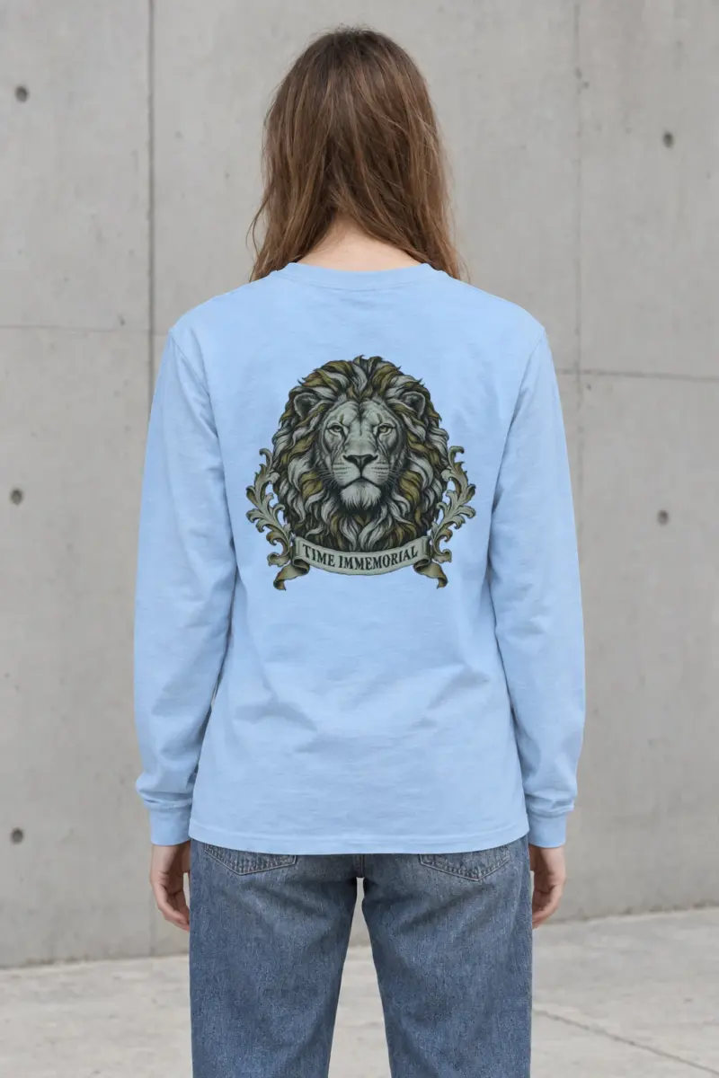 "Lion of Quiet Authority" Unisex Longsleeve T-shirt