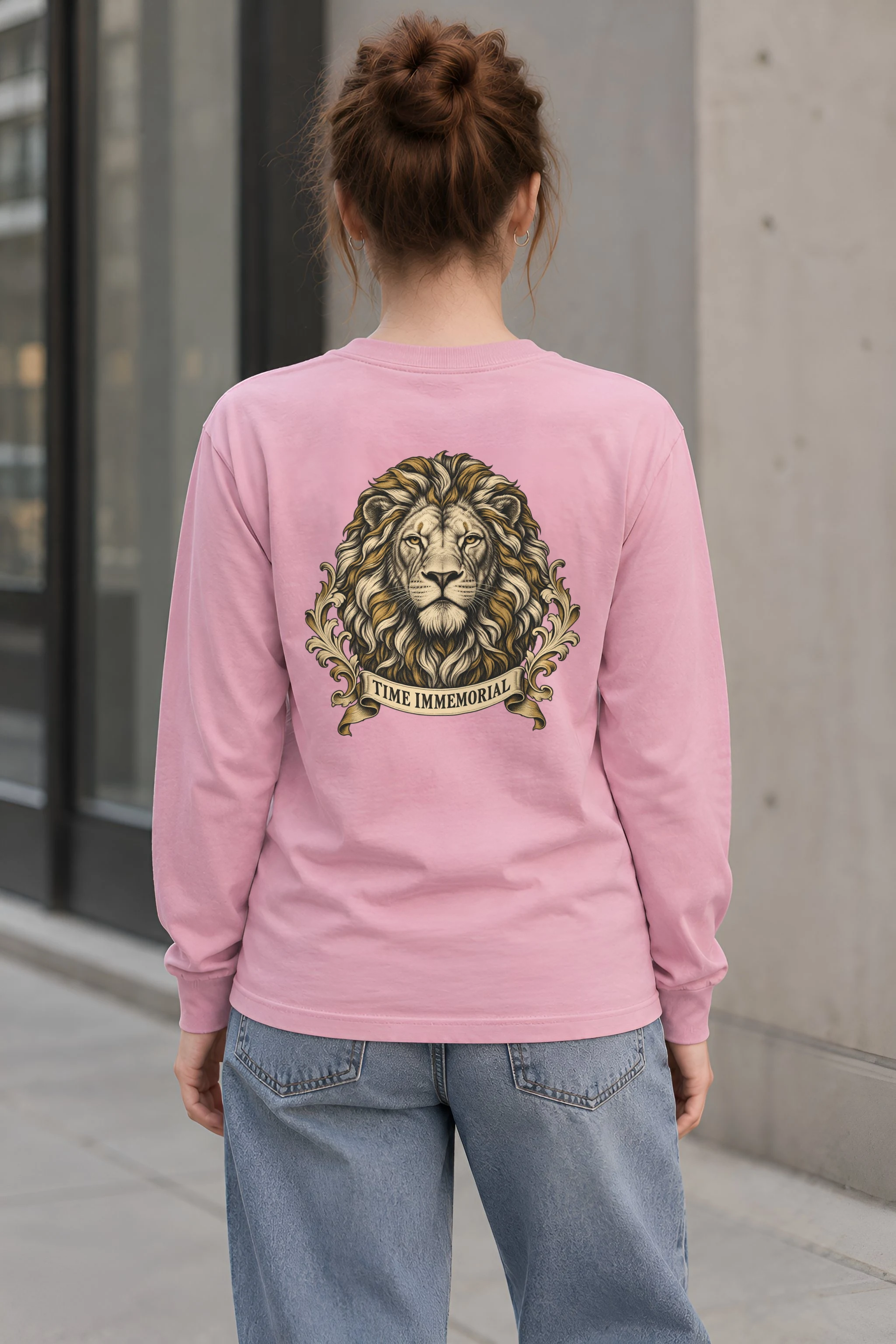 "Lion of Quiet Authority" Unisex Longsleeve T-shirt