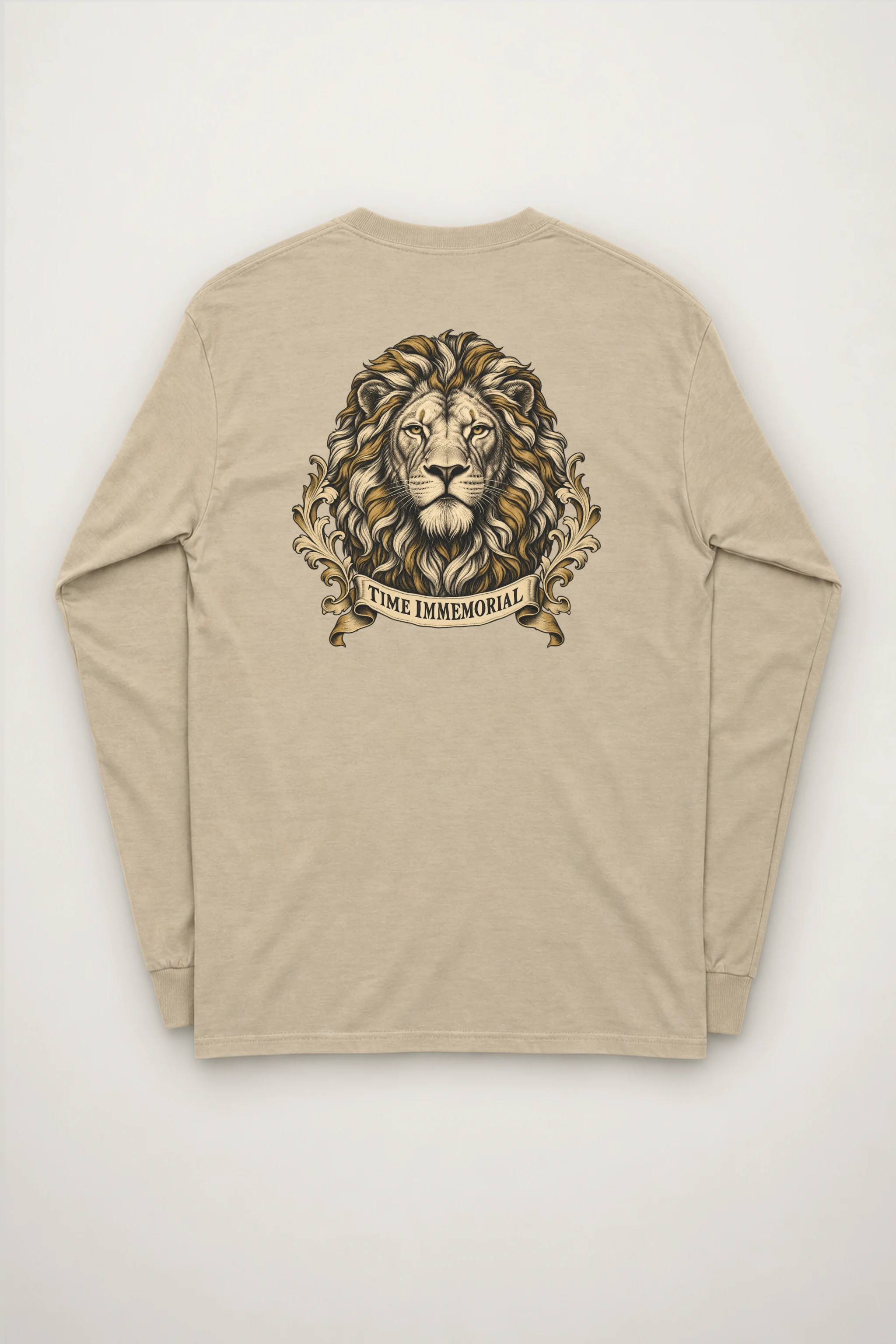 "Lion of Quiet Authority" Unisex Longsleeve T-shirt