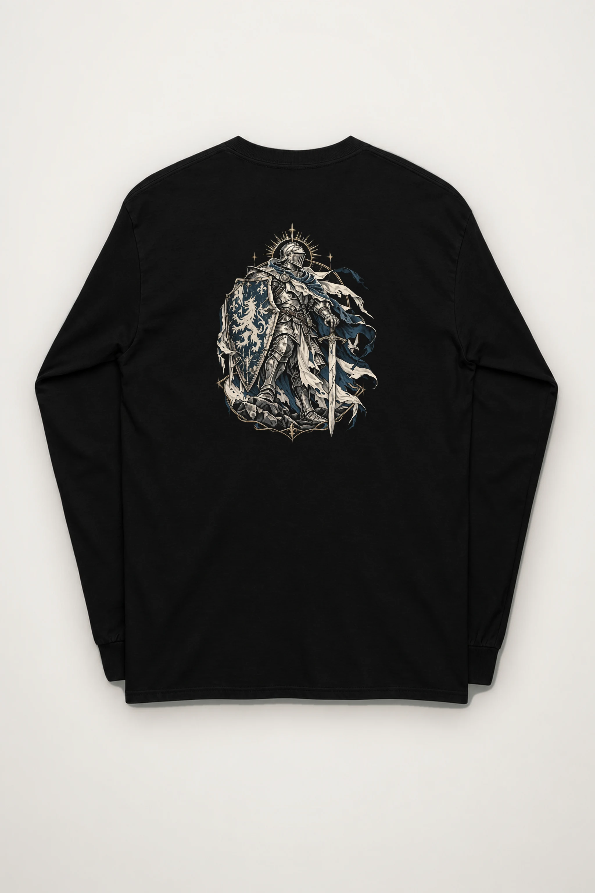 "Lion Shield Knight" Unisex Longsleeve T-shirt