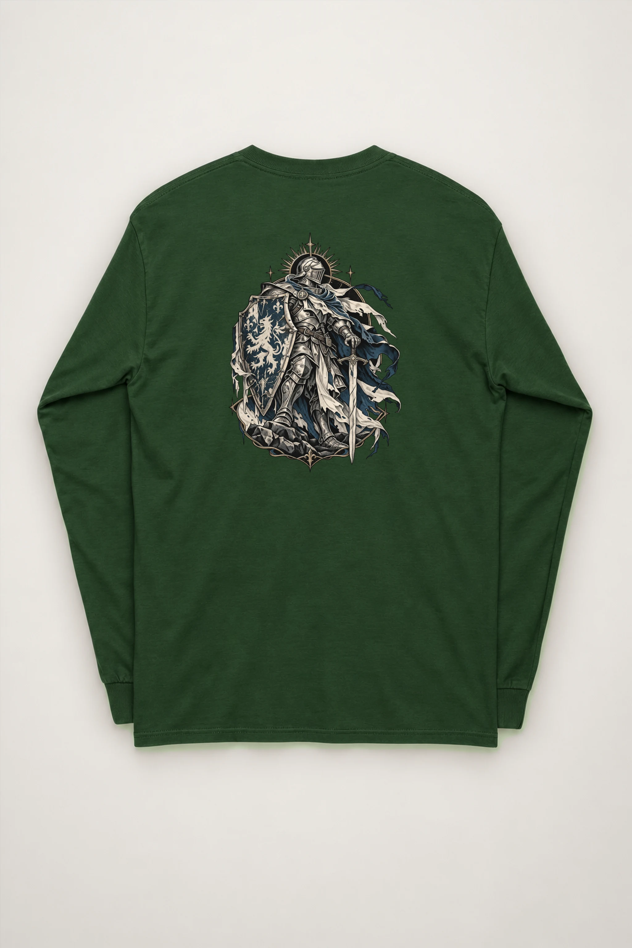 "Lion Shield Knight" Unisex Longsleeve T-shirt