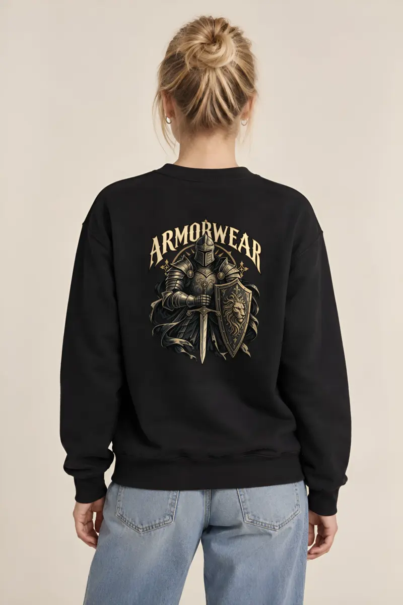 "Lion Shield Sentinel" 1 Crewneck Sweatshirt