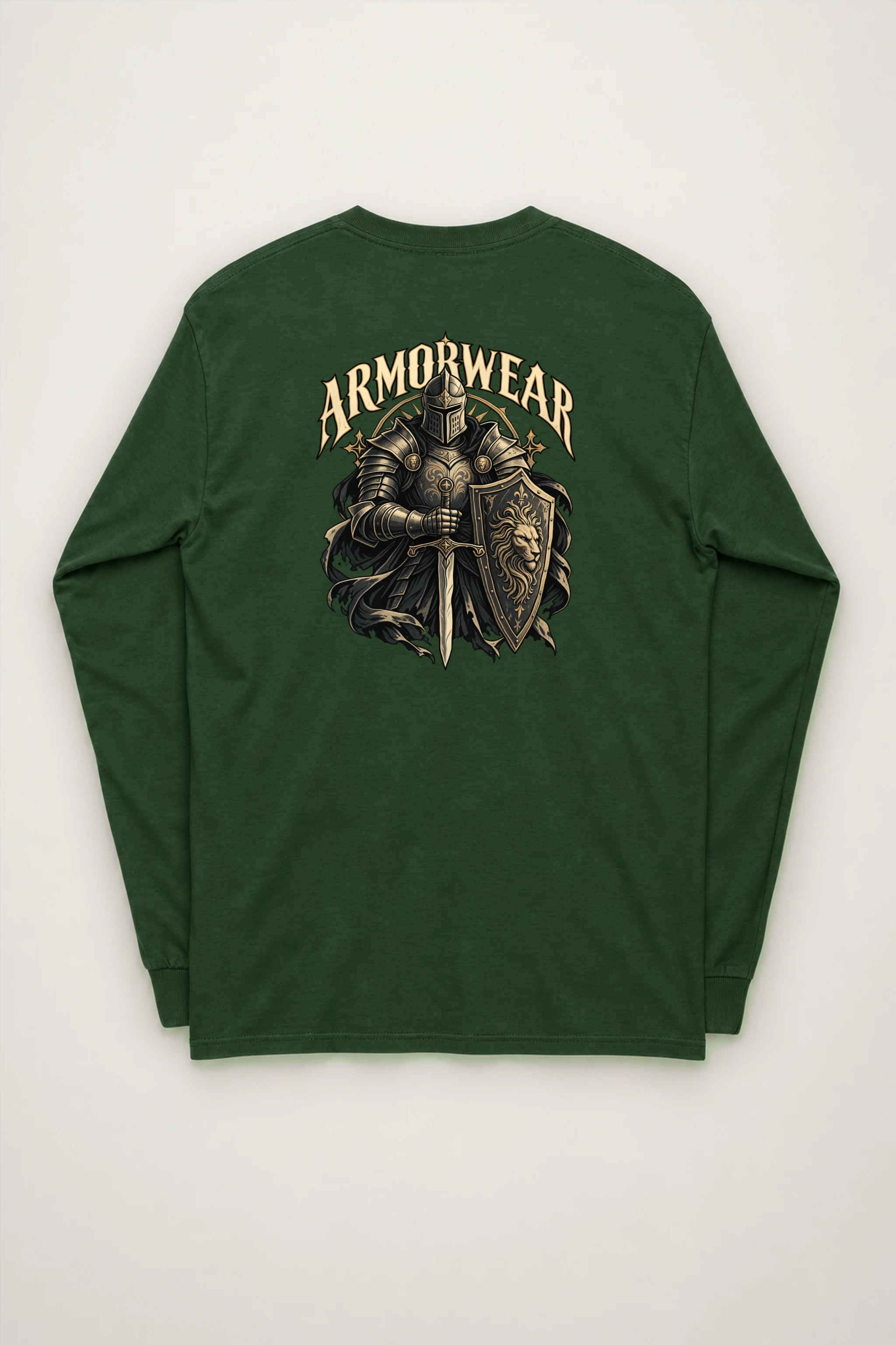 "Lion Shield Valor" Unisex Longsleeve T-shirt