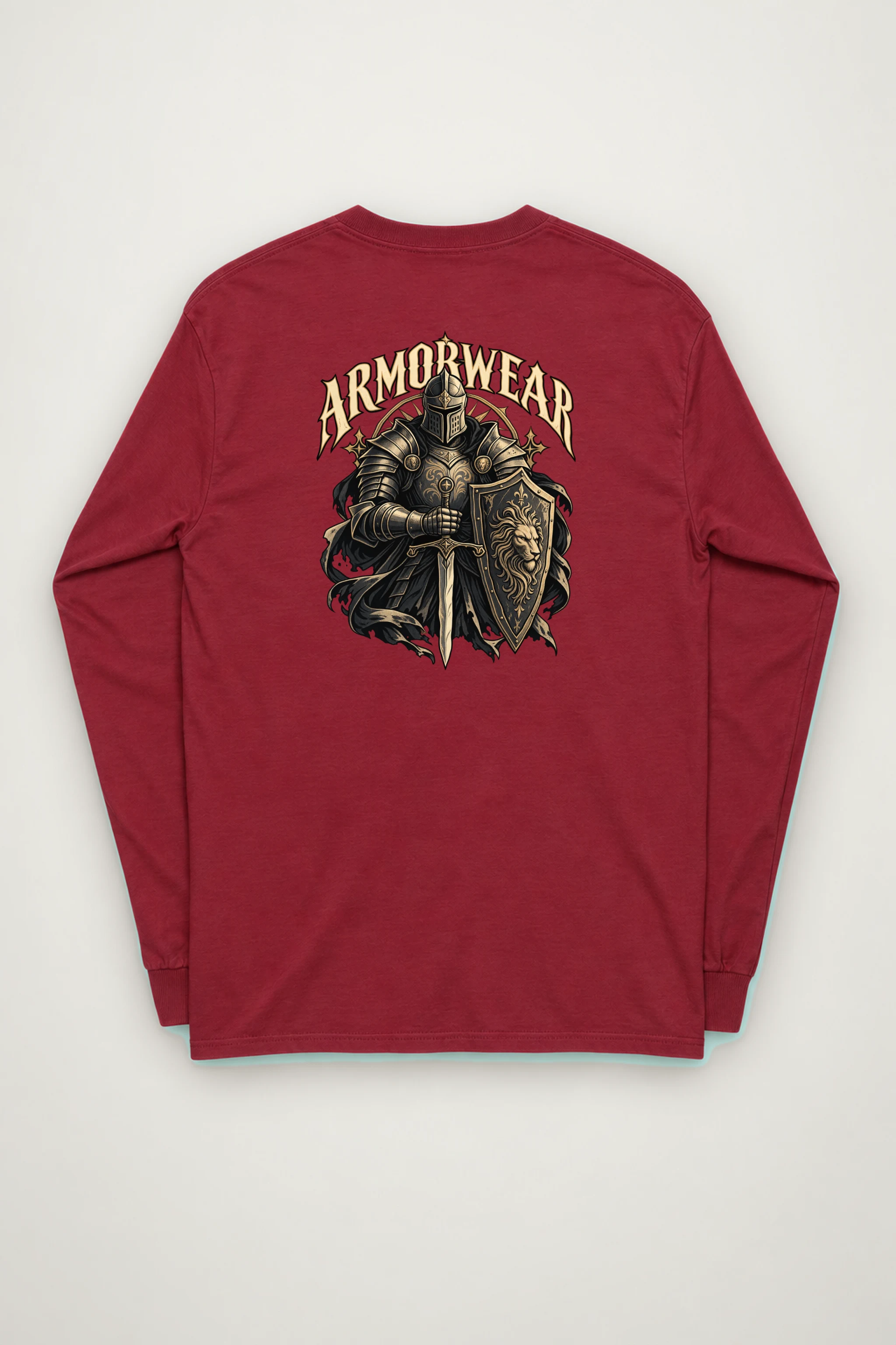 "Lion Shield Valor" Unisex Longsleeve T-shirt