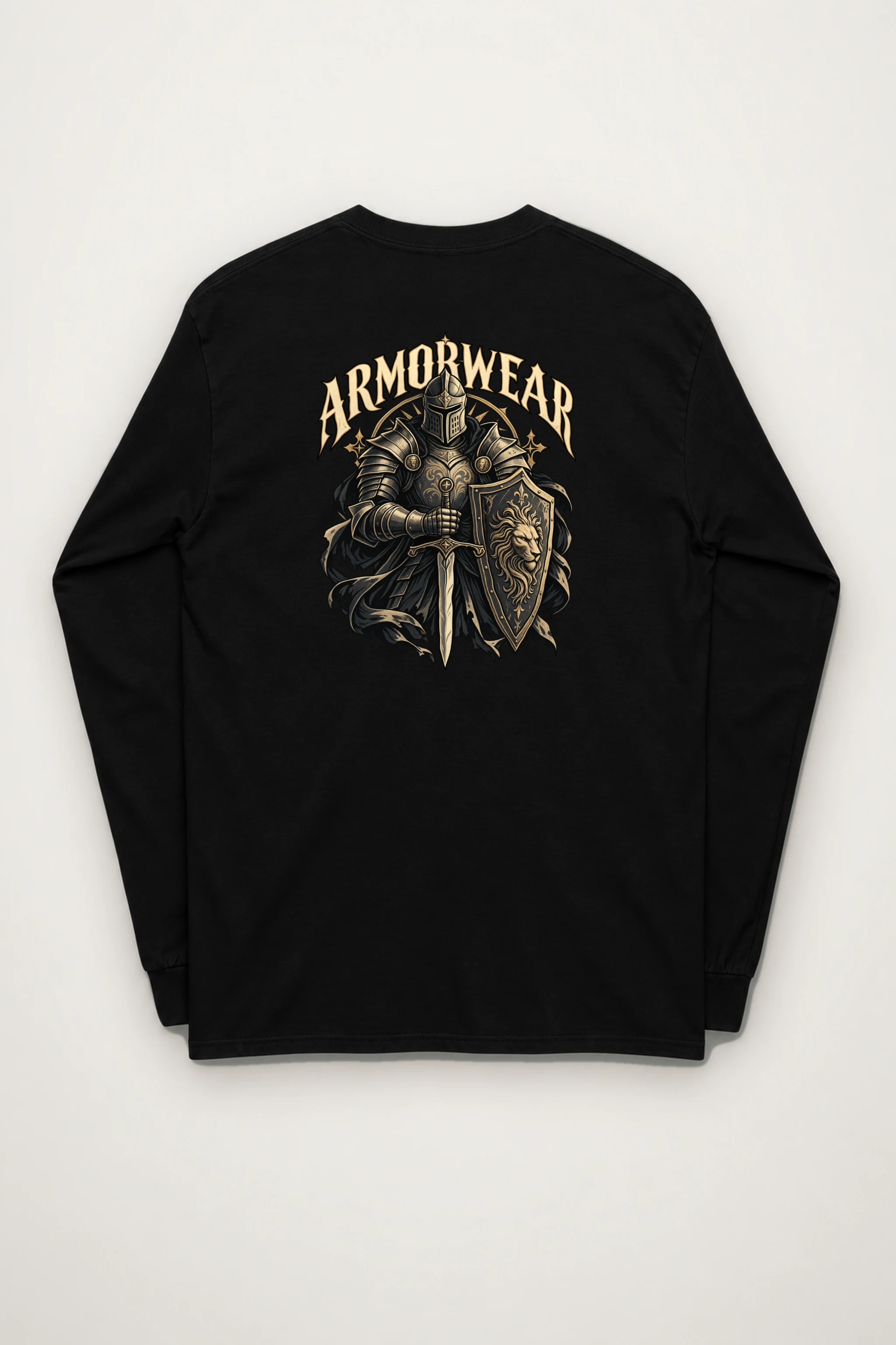 "Lion Shield Valor" Unisex Longsleeve T-shirt
