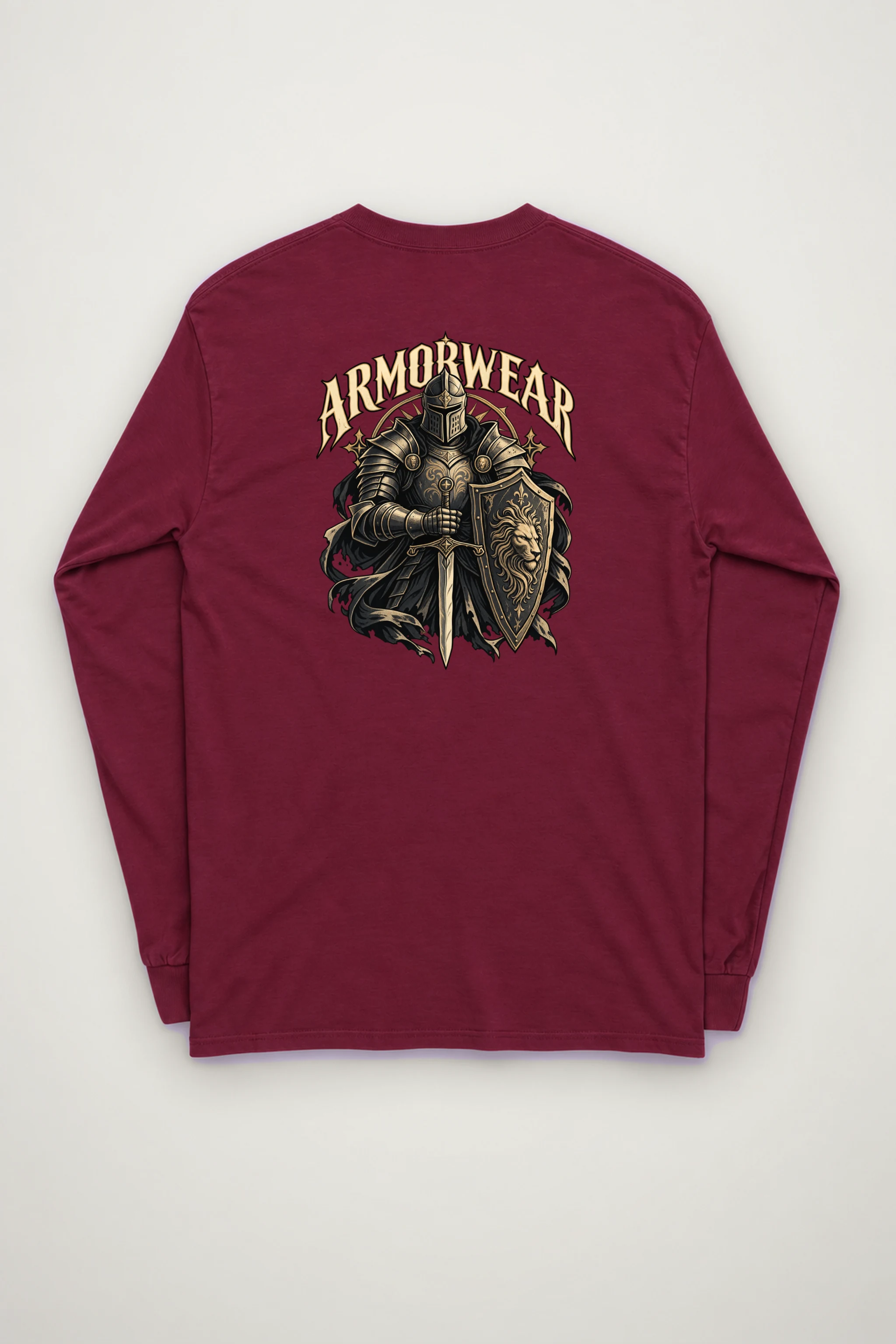 "Lion Shield Valor" Unisex Longsleeve T-shirt