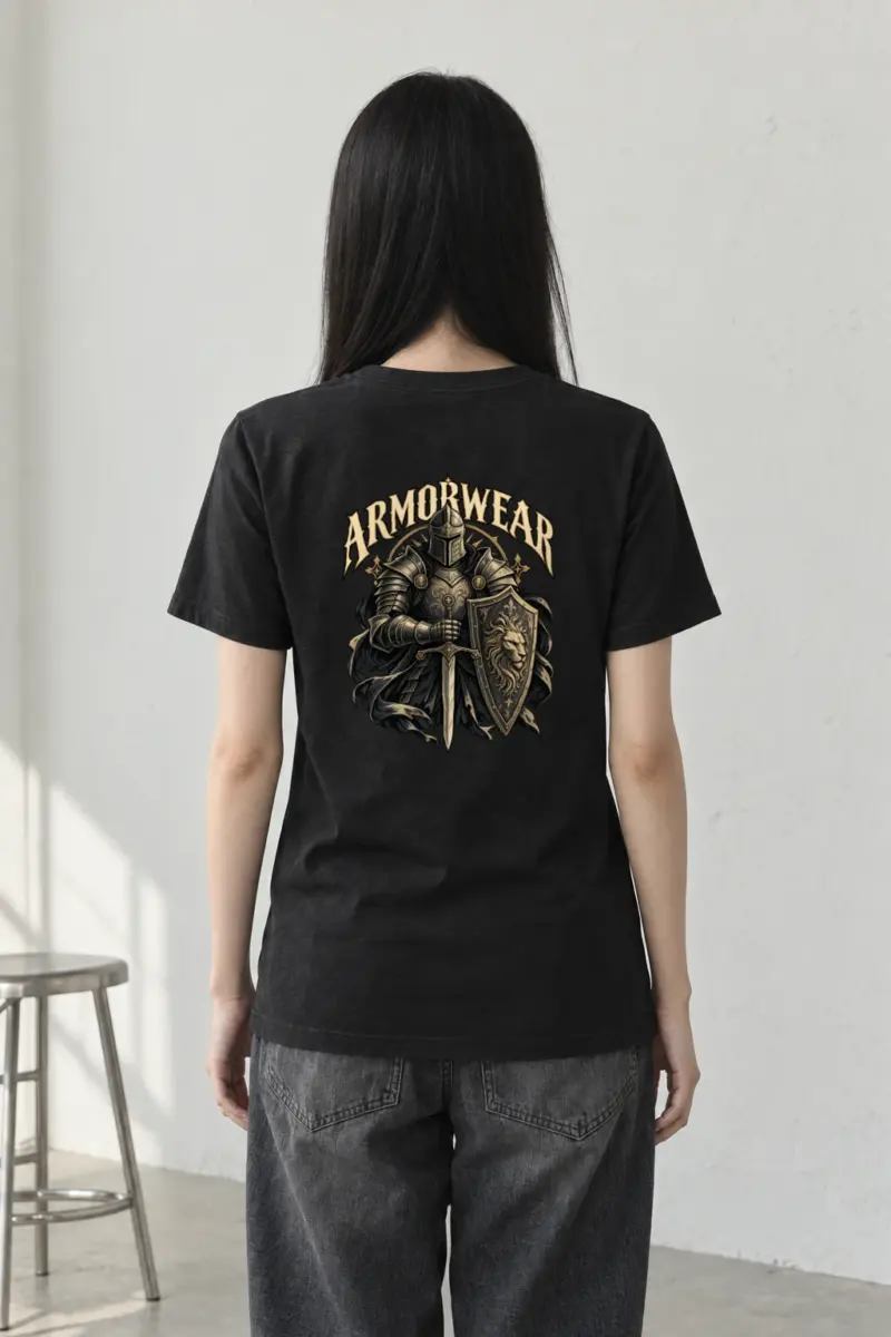 "Lionguard Steel" Heavyweight Unisex Crewneck T-shirt