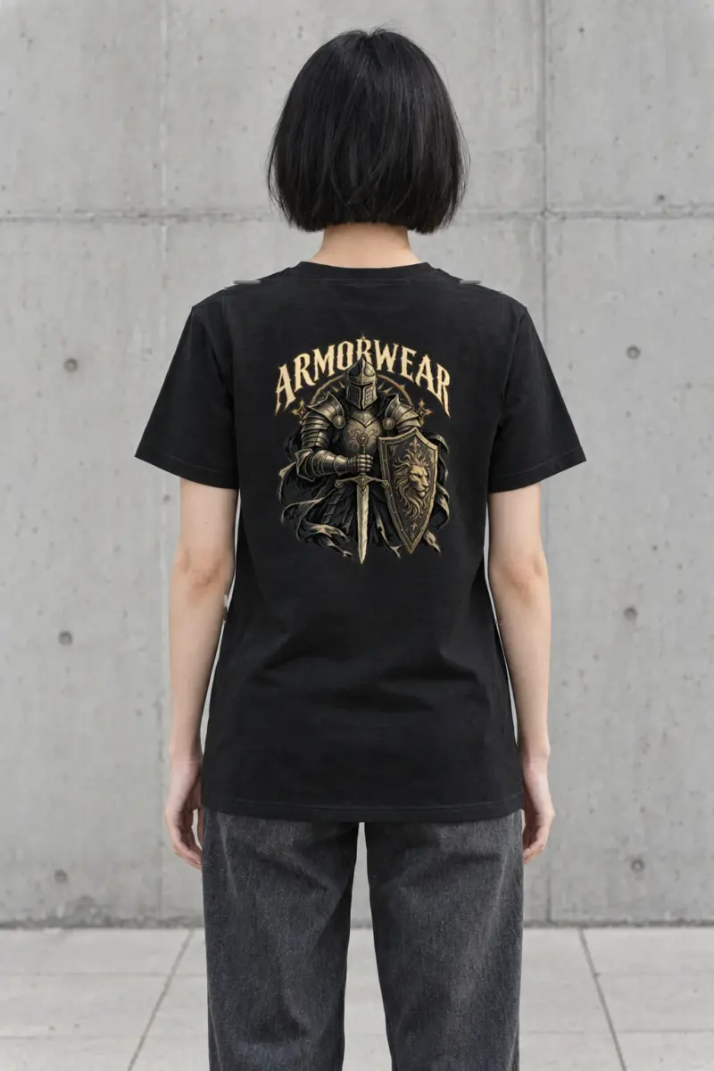 "Lionguard Steel" Heavyweight Unisex Crewneck T-shirt