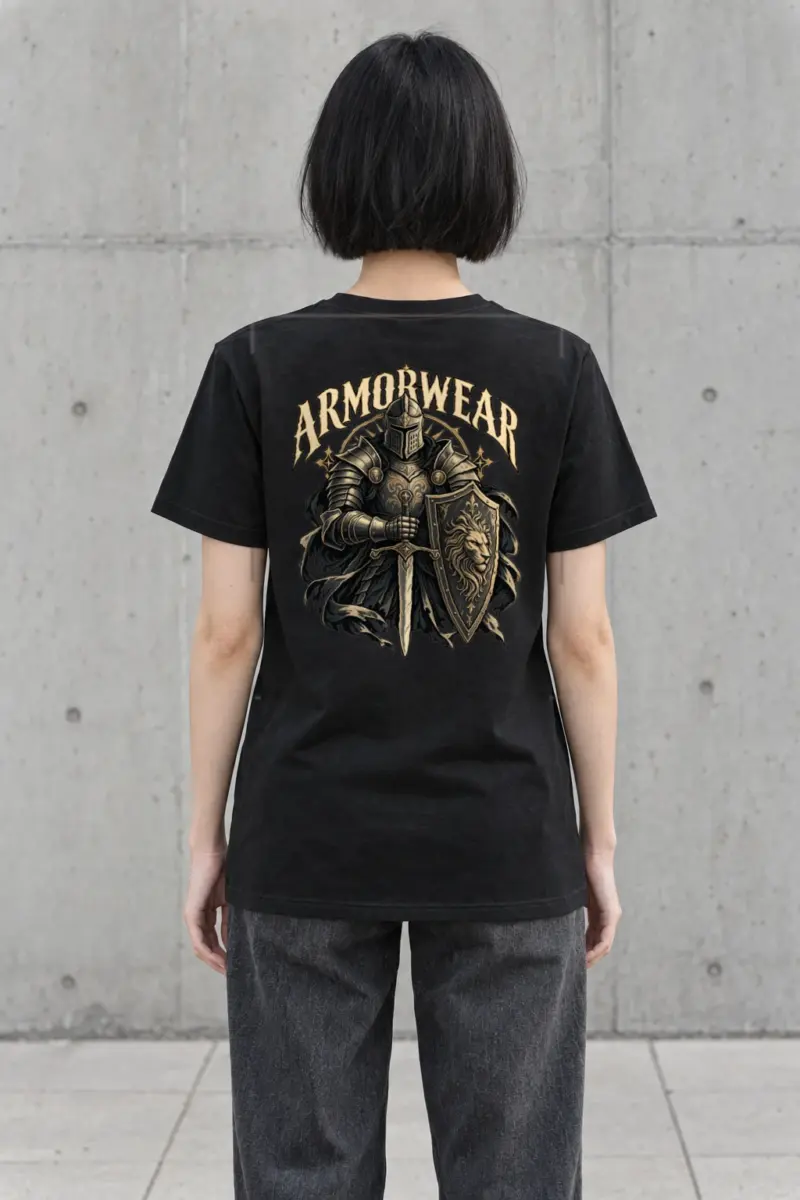 "Lionguard Steel" Heavyweight Unisex Crewneck T-shirt