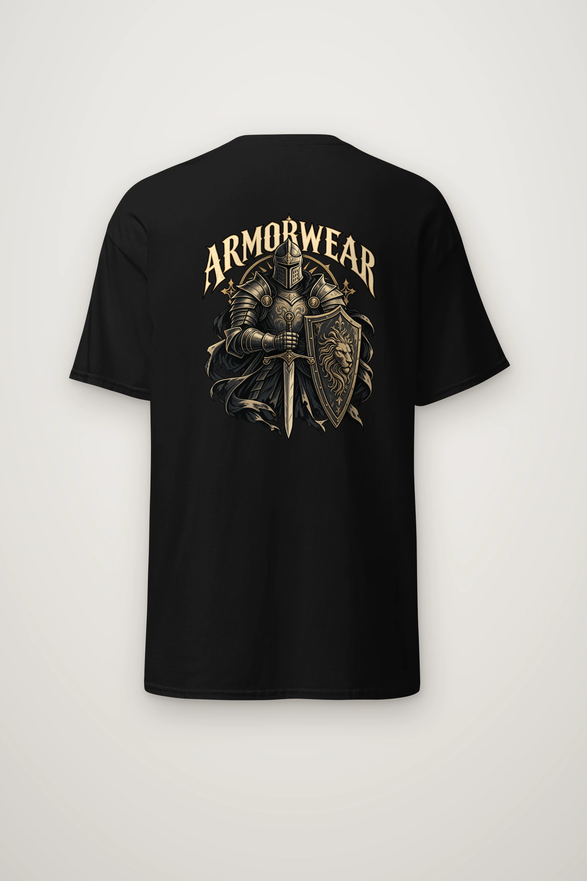 "Lionguard Steel" Heavyweight Unisex Crewneck T-shirt